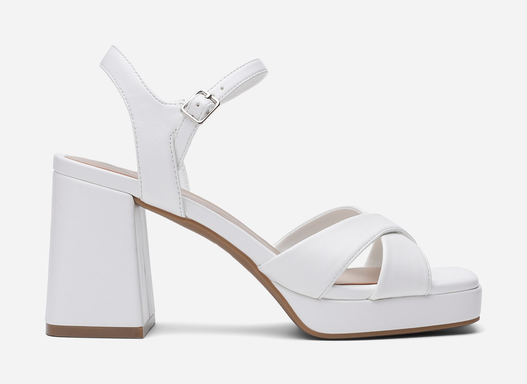 XIT, Sandaletter med platåsula Vita