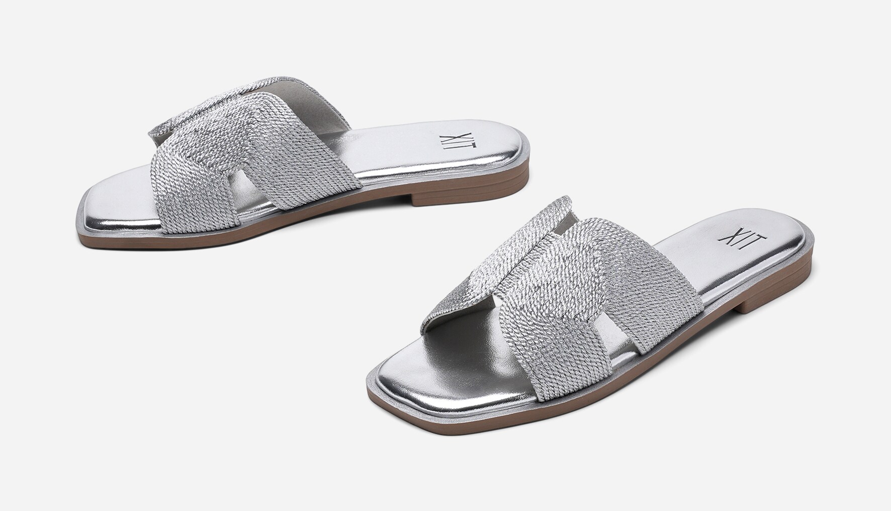 XIT, Sandaler Metallfärgade
