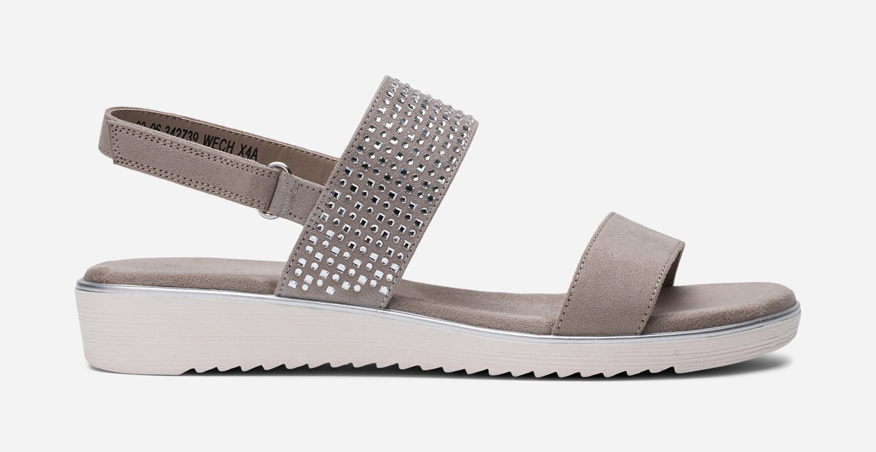 SO ALL, Sandaler med remmar Beigea