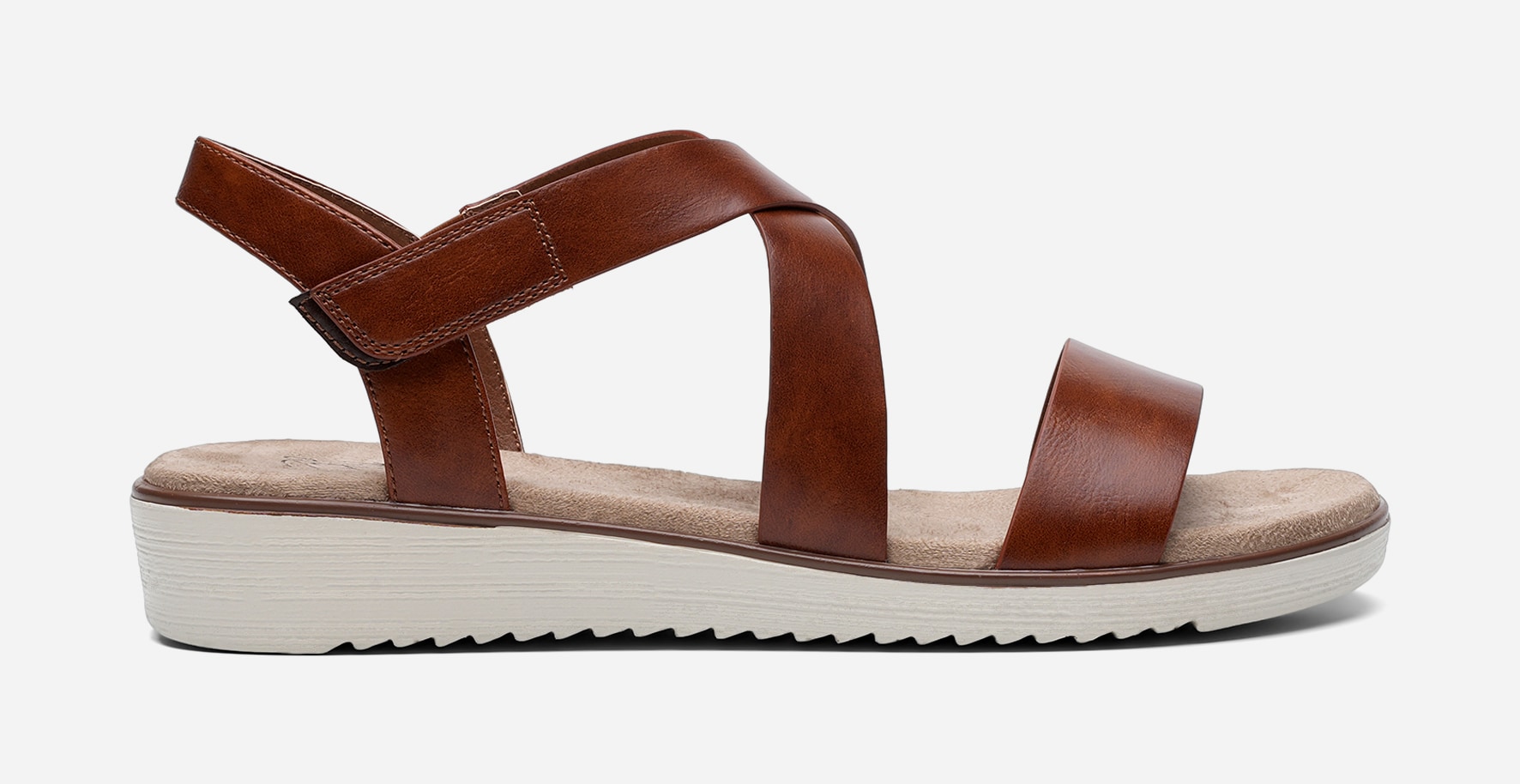 SO ALL, Sandaler med remmar Bruna