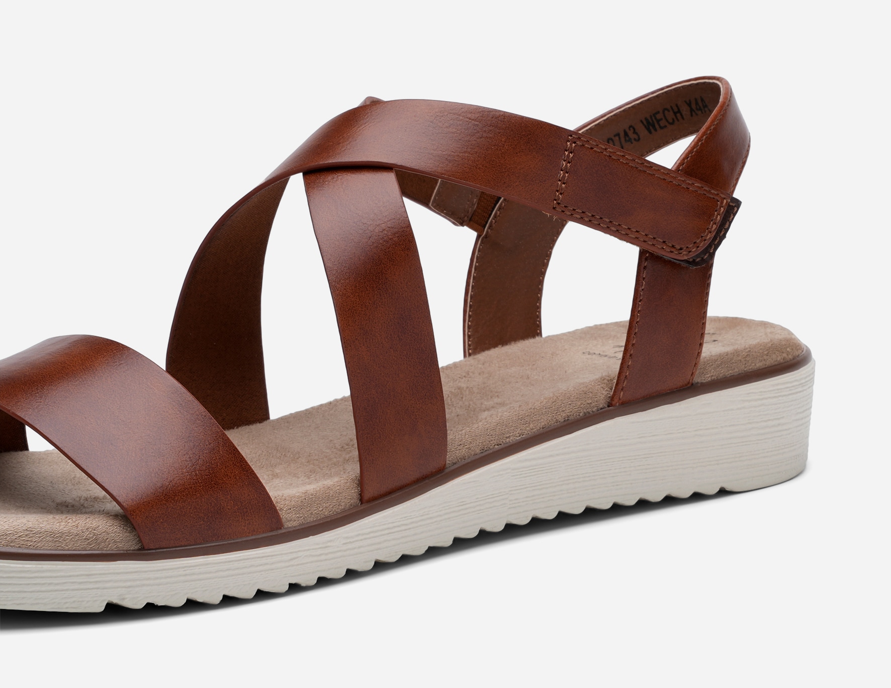 SO ALL, Sandaler med remmar Bruna