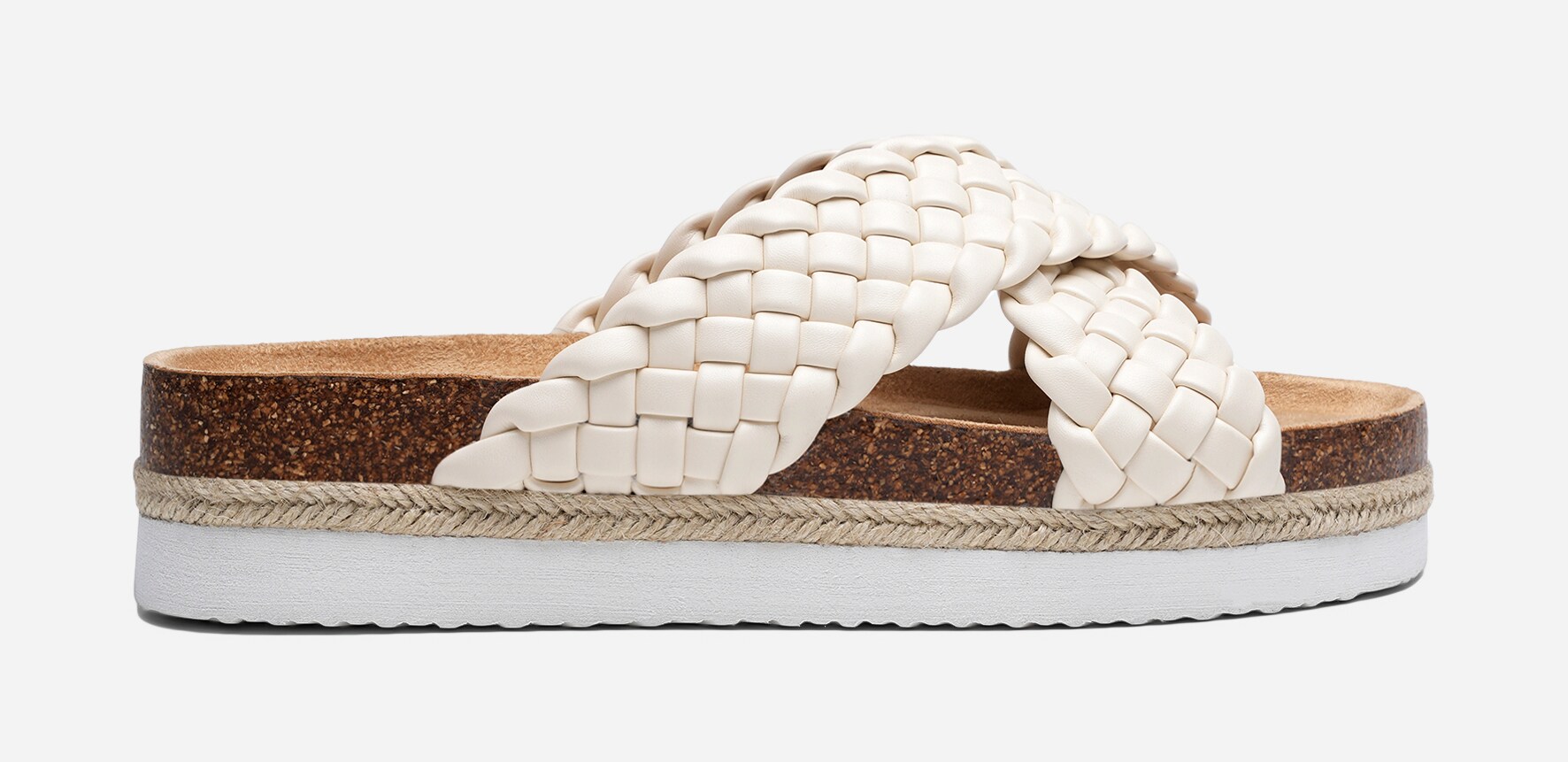 SO ALL, Sandaler med platåsula Beigea