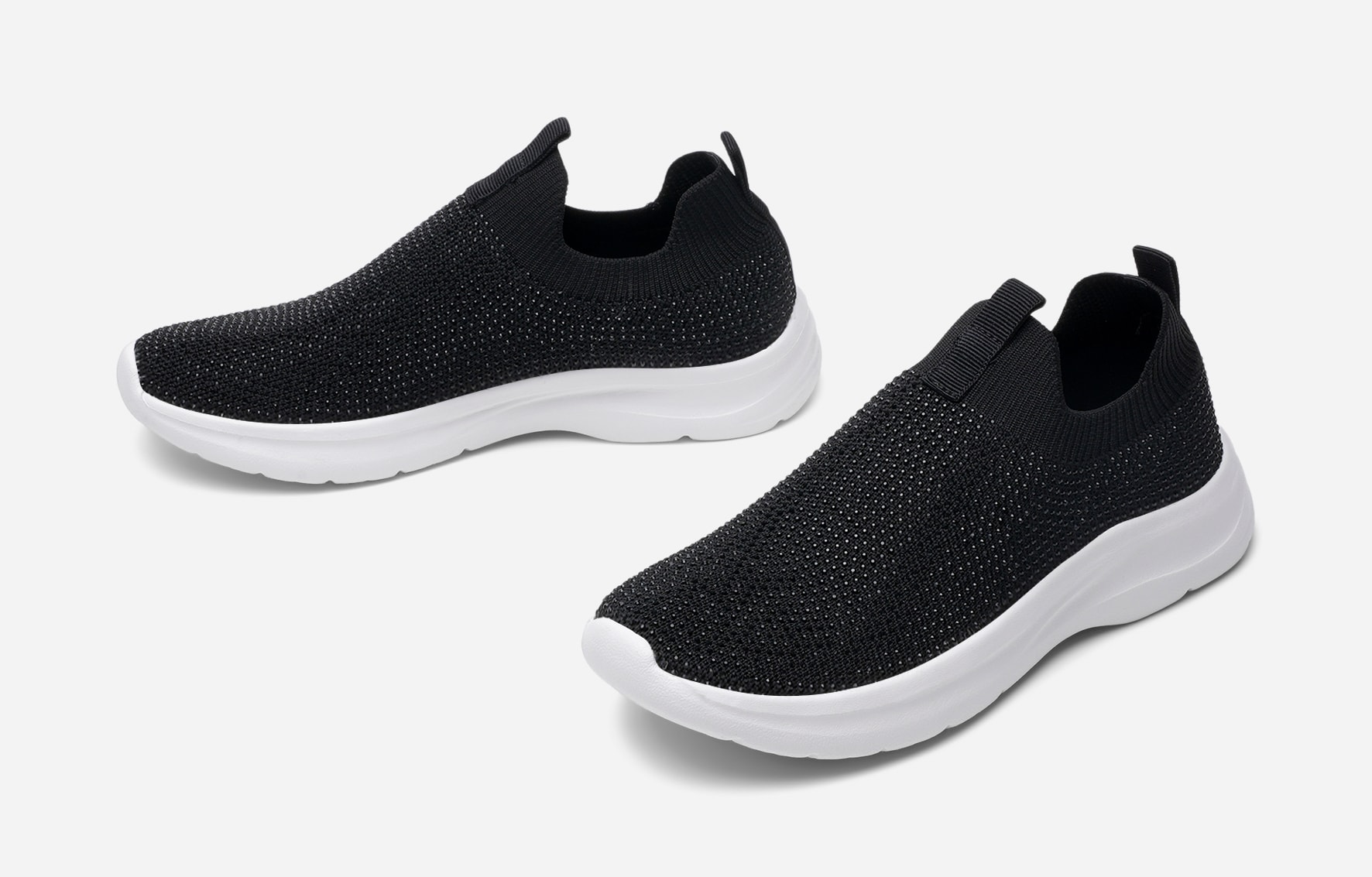 LINEAR, Slip-on sneakers Svarta