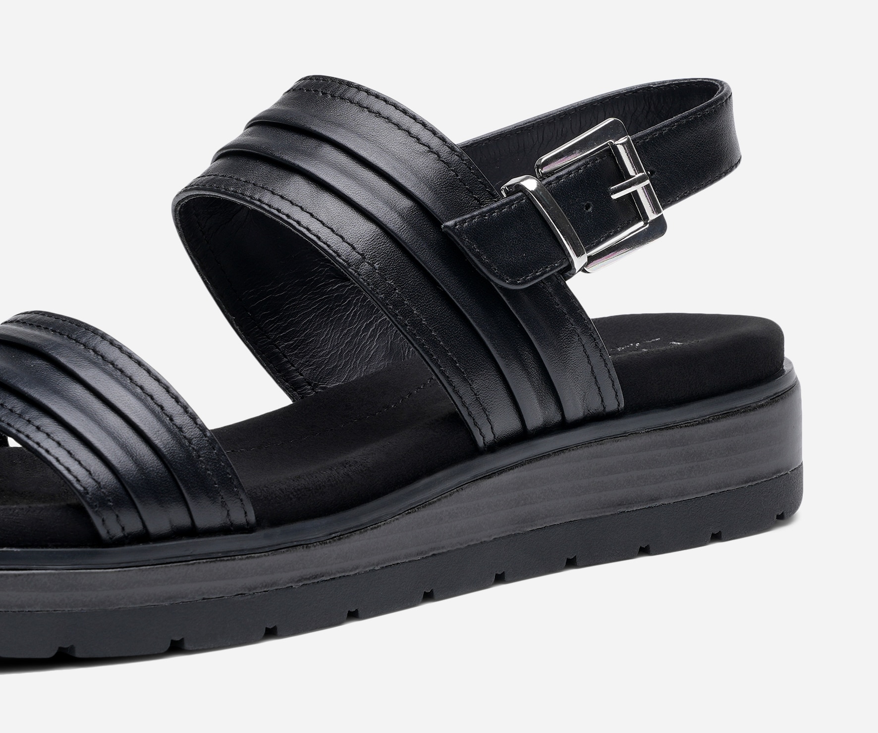 PACE, Sandaler med remmar Svarta