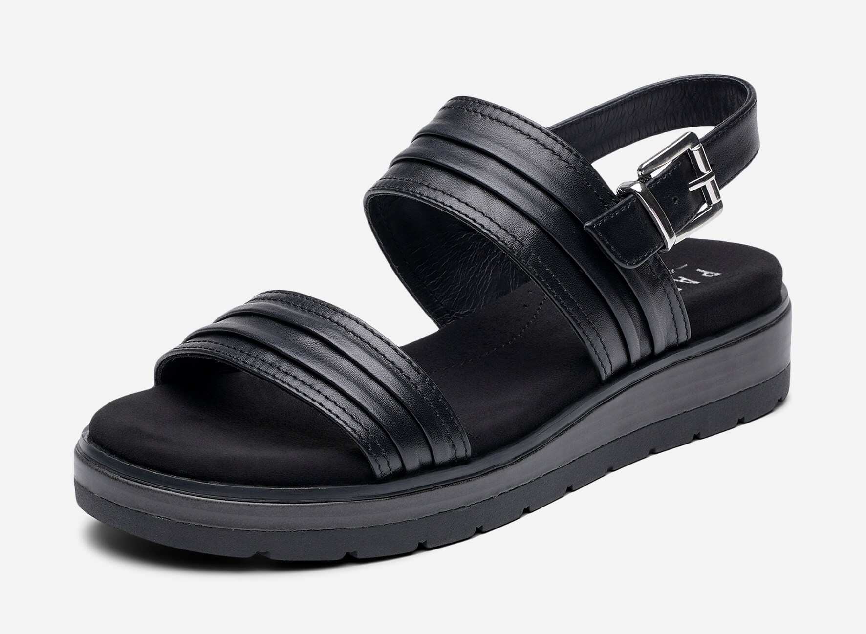 PACE, Sandaler med remmar Svarta