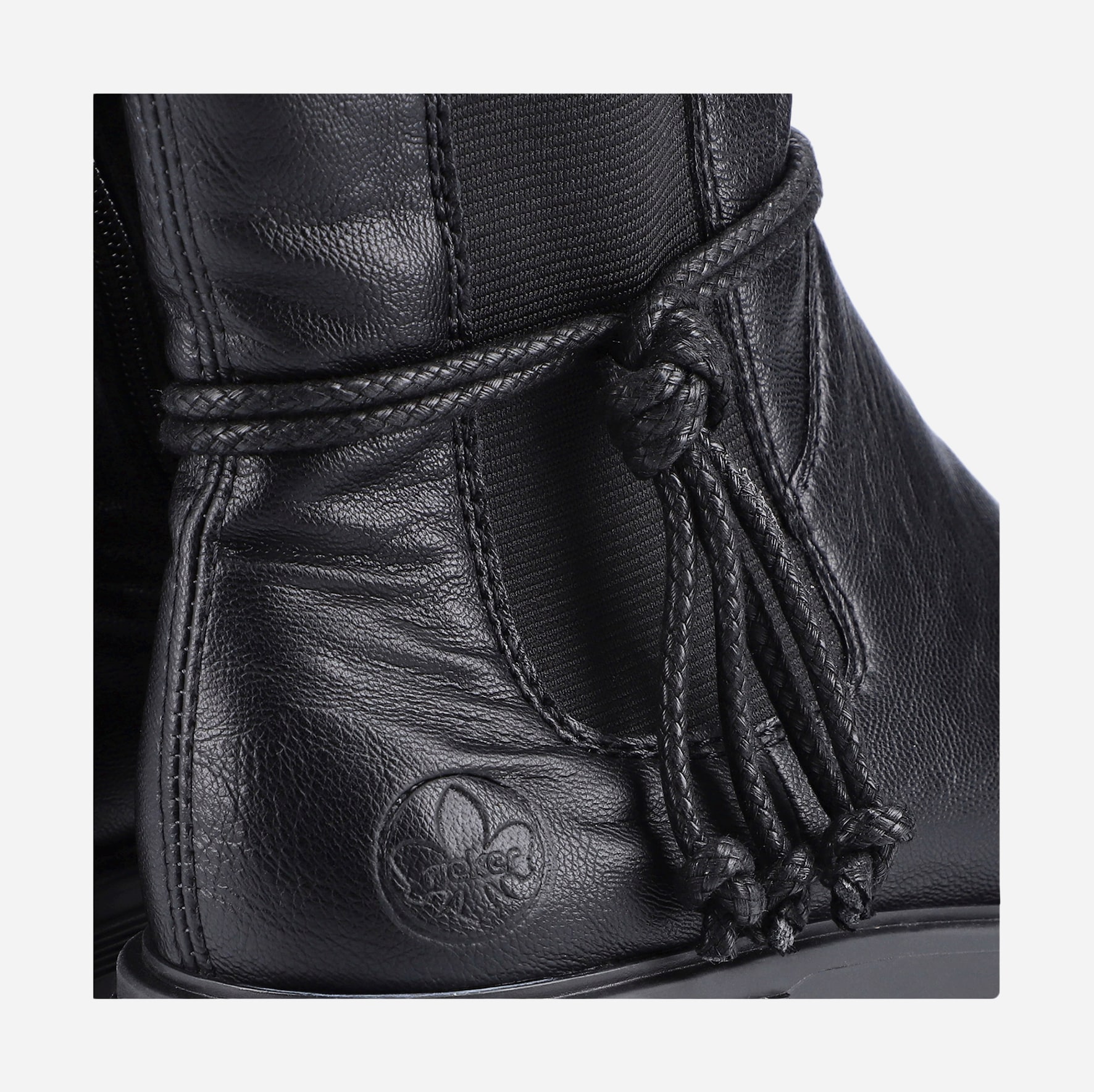 RIEKER, Varmfodrade stövlar Svarta