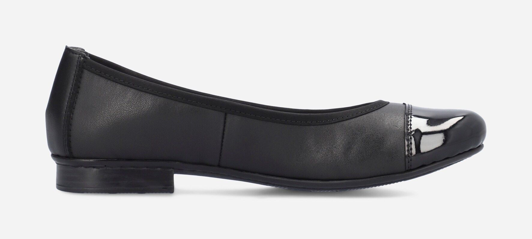 RIEKER, Ballerinaskor Svarta