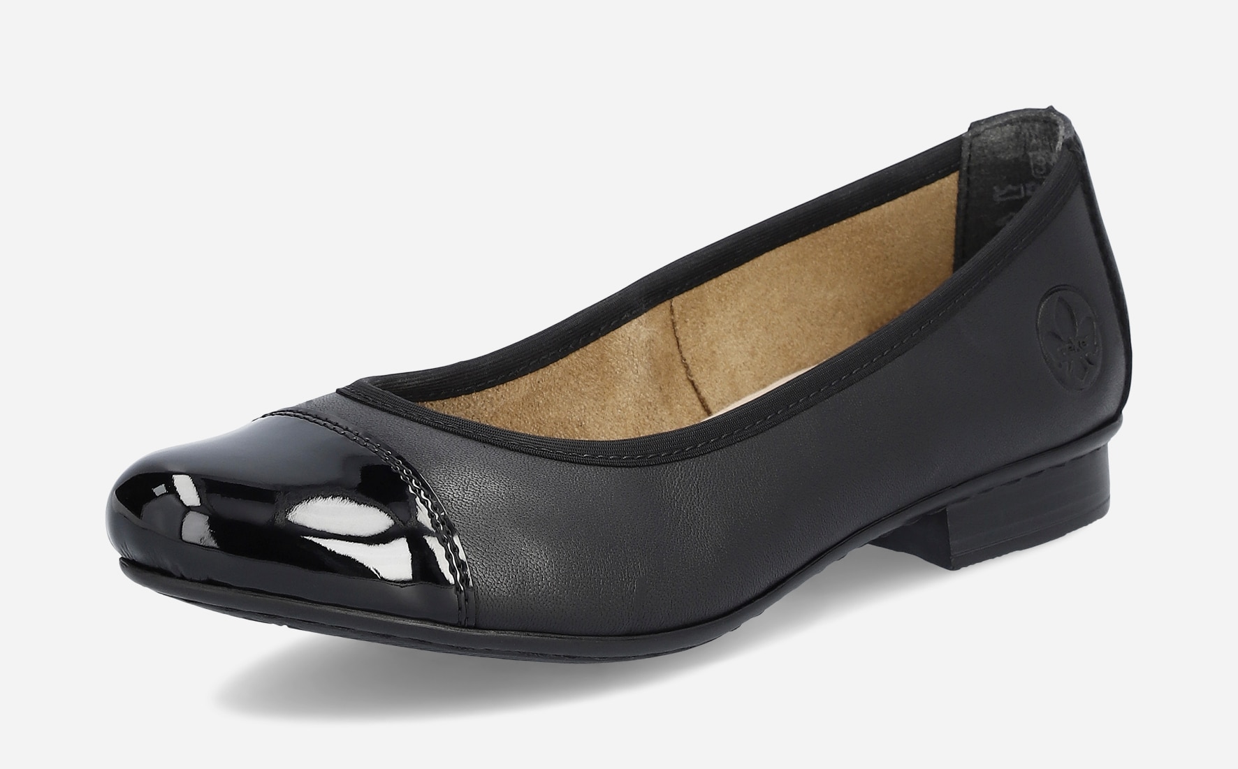 RIEKER, Ballerinaskor Svarta