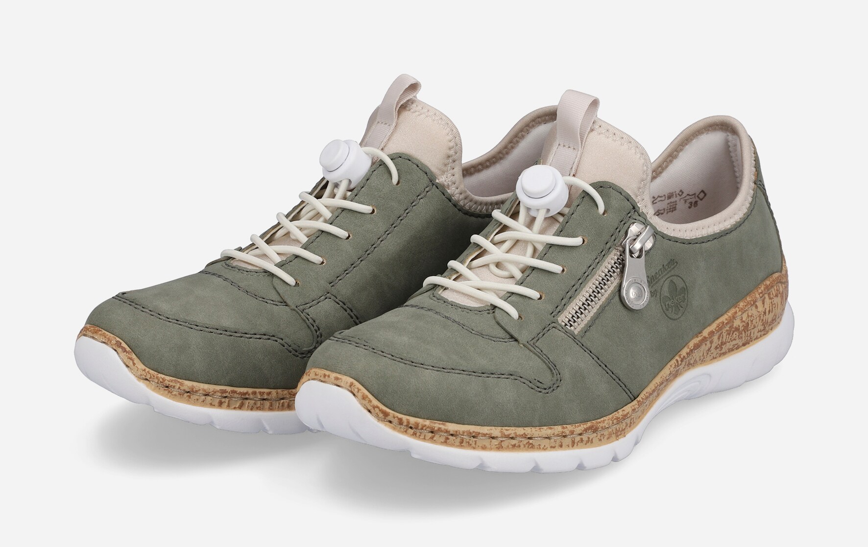 RIEKER, Sneakers Gröna