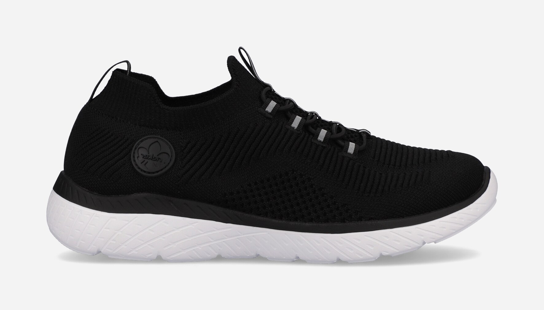 RIEKER, Sock sneakers Svarta
