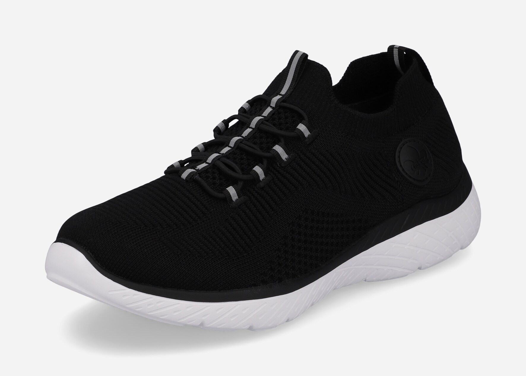 RIEKER, Sock sneakers Svarta