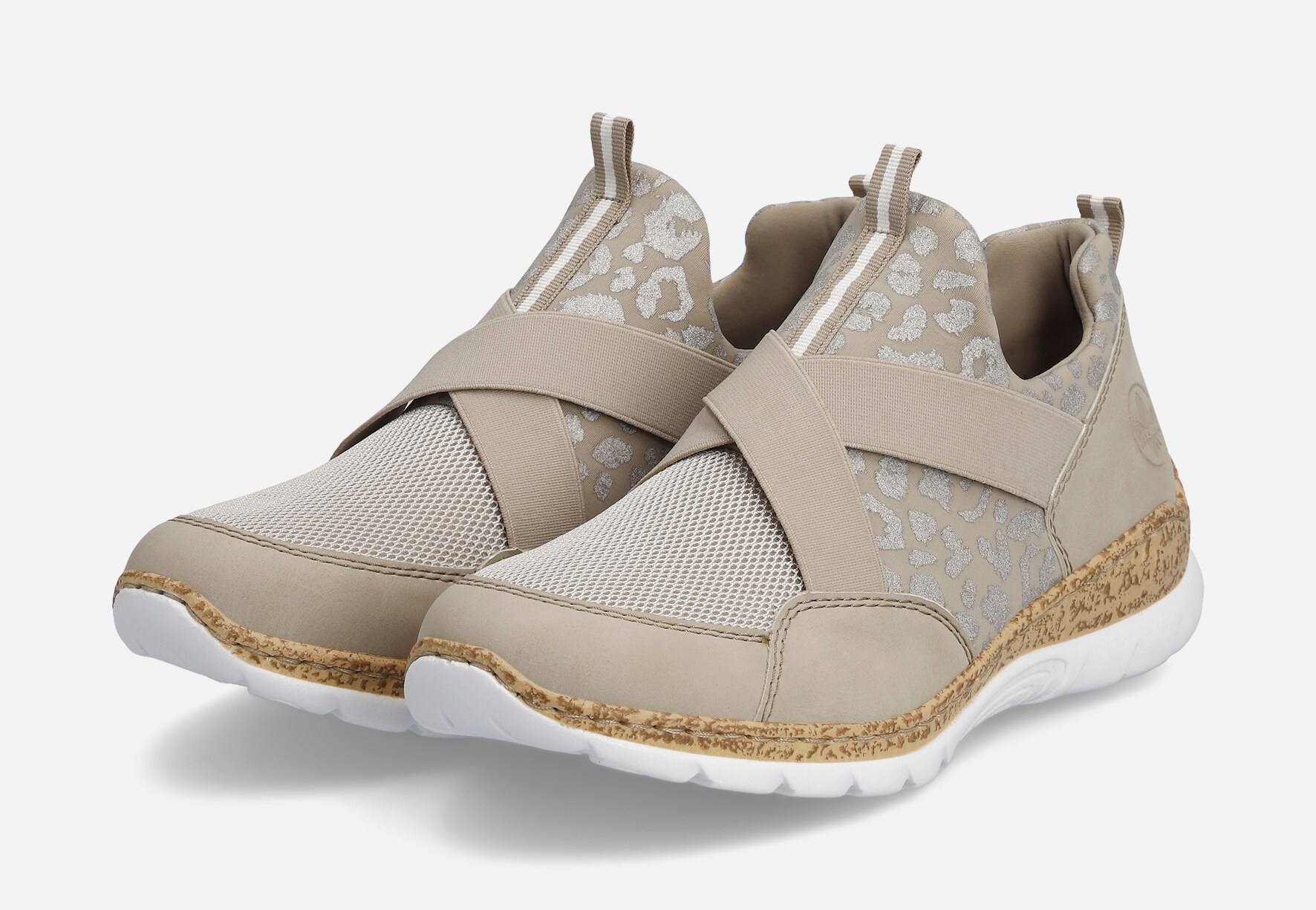 RIEKER, Sneakers Beigea