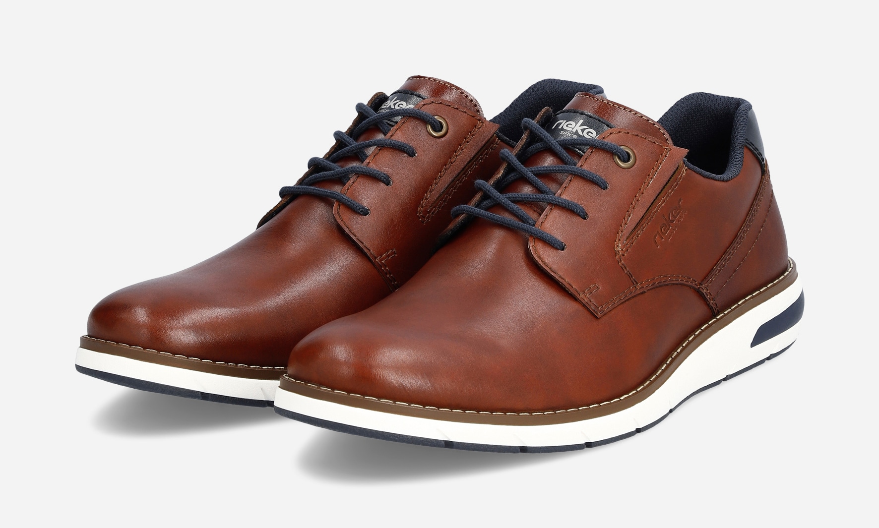 RIEKER, Snörskor Bruna