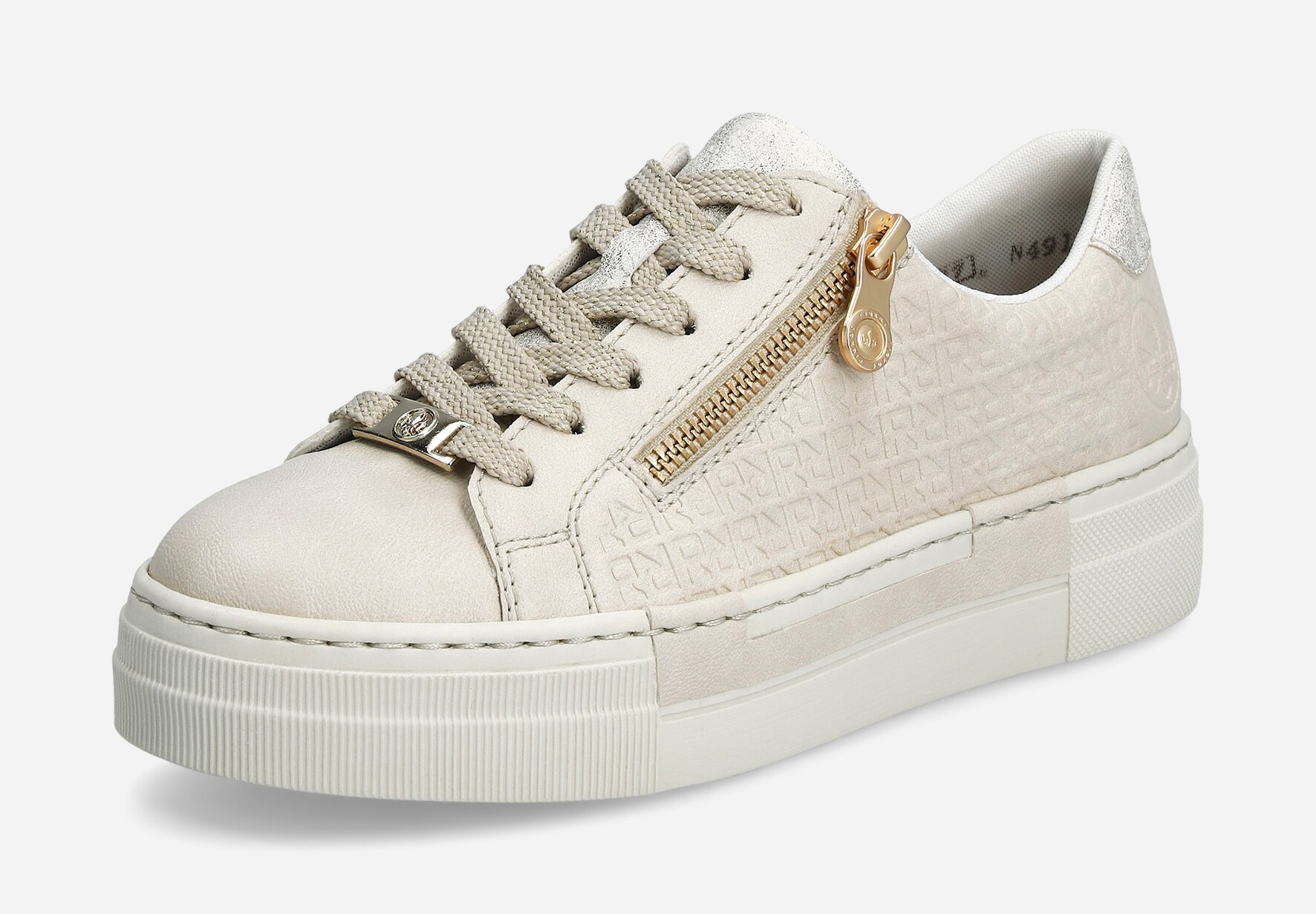 RIEKER, Sneakers Beigea