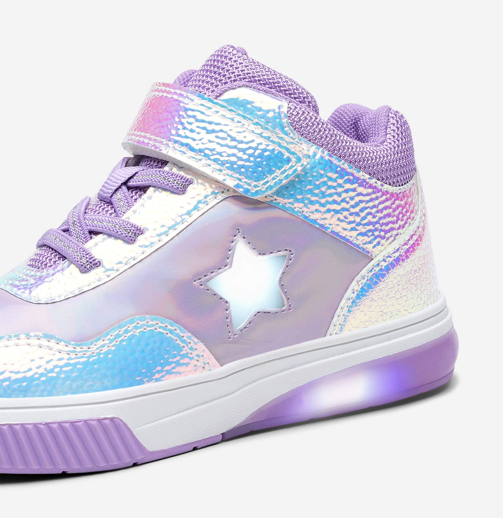 DINSKO, Höga sneakers med blinkande sula Lila