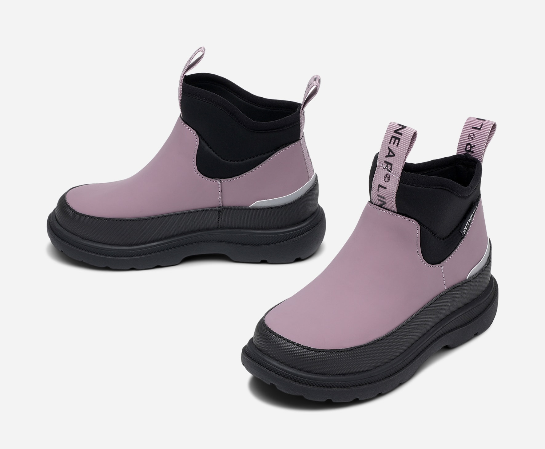 DINSKO, Fleecefodrade boots waterproof Lila