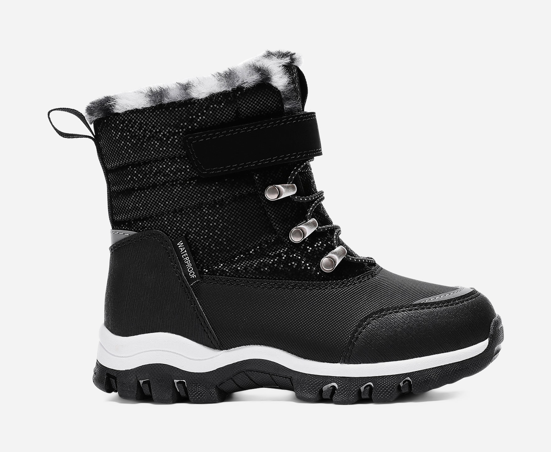 DINSKO, Varmfodrade stövlar, waterproof Svarta