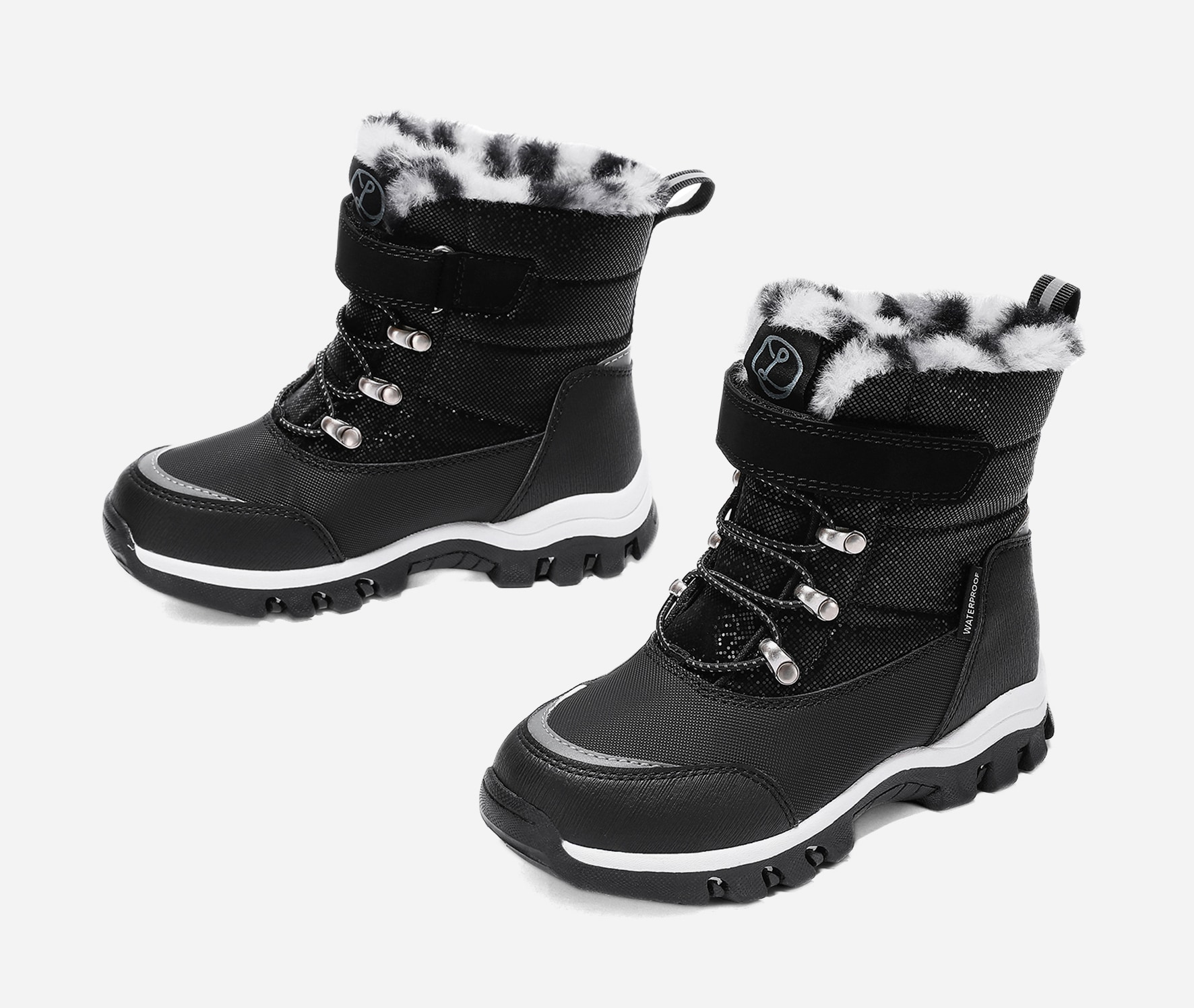 DINSKO, Varmfodrade stövlar, waterproof Svarta