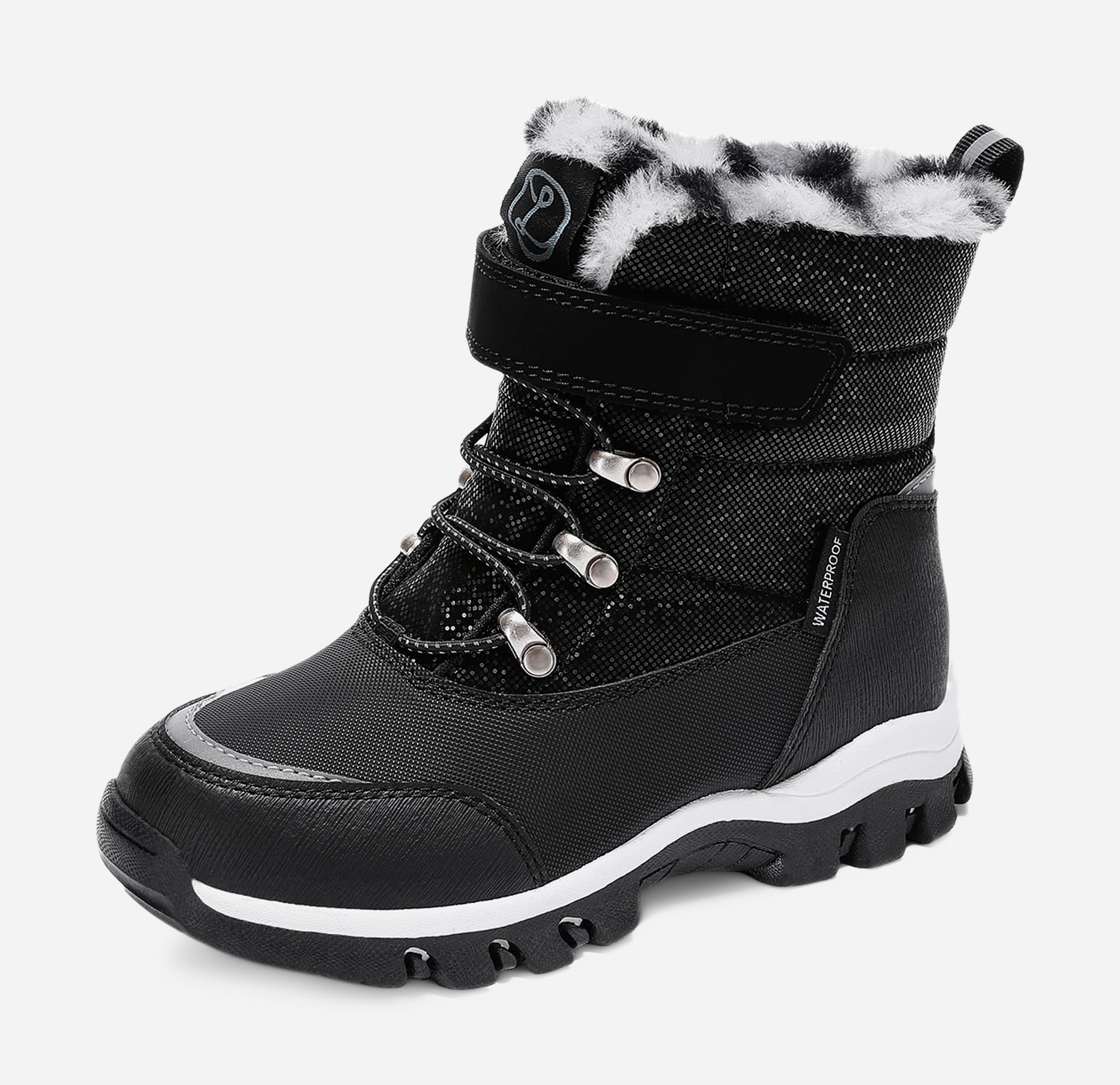 DINSKO, Varmfodrade stövlar, waterproof Svarta