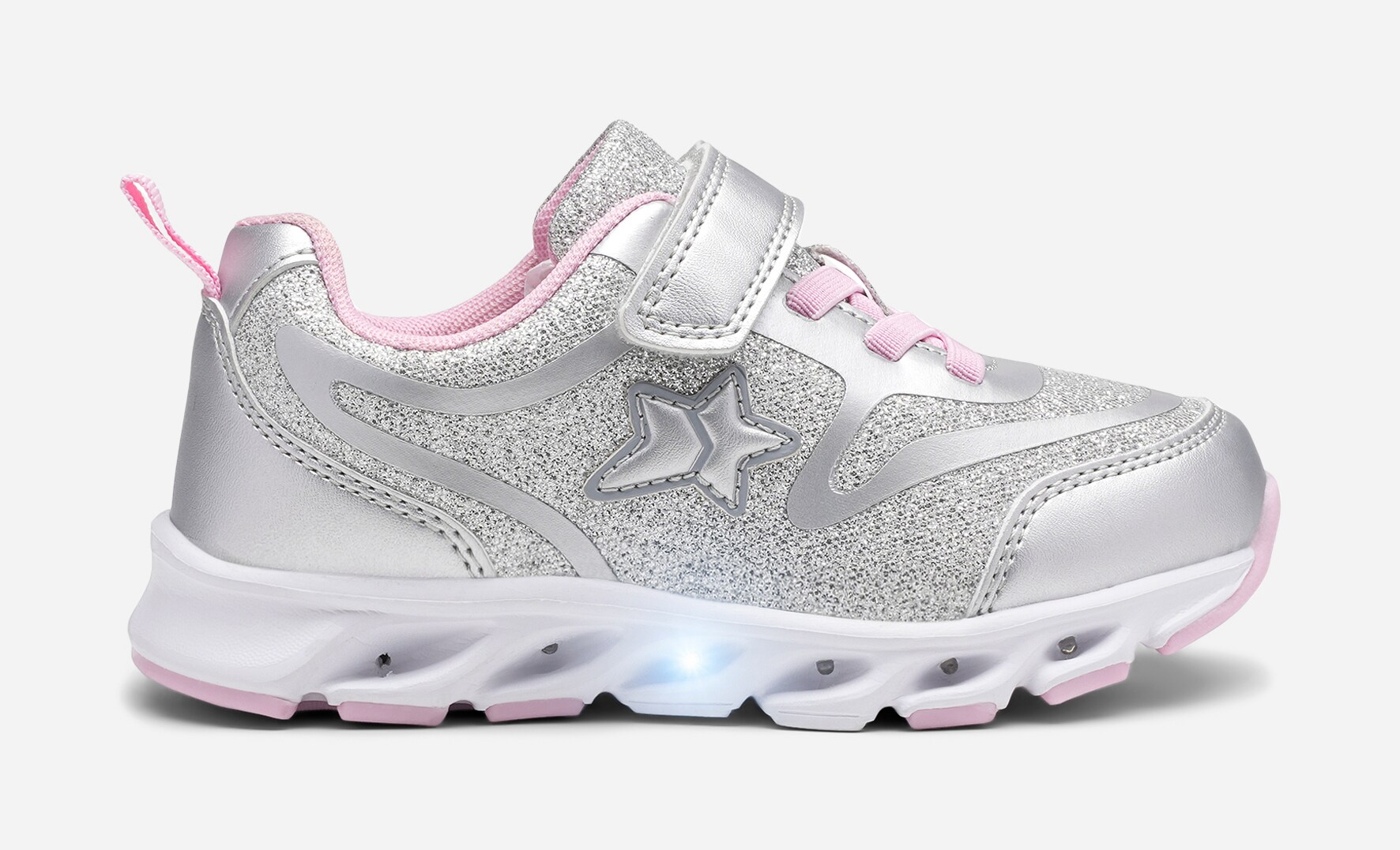 DINSKO, Blinkande sneakers Metallfärgade