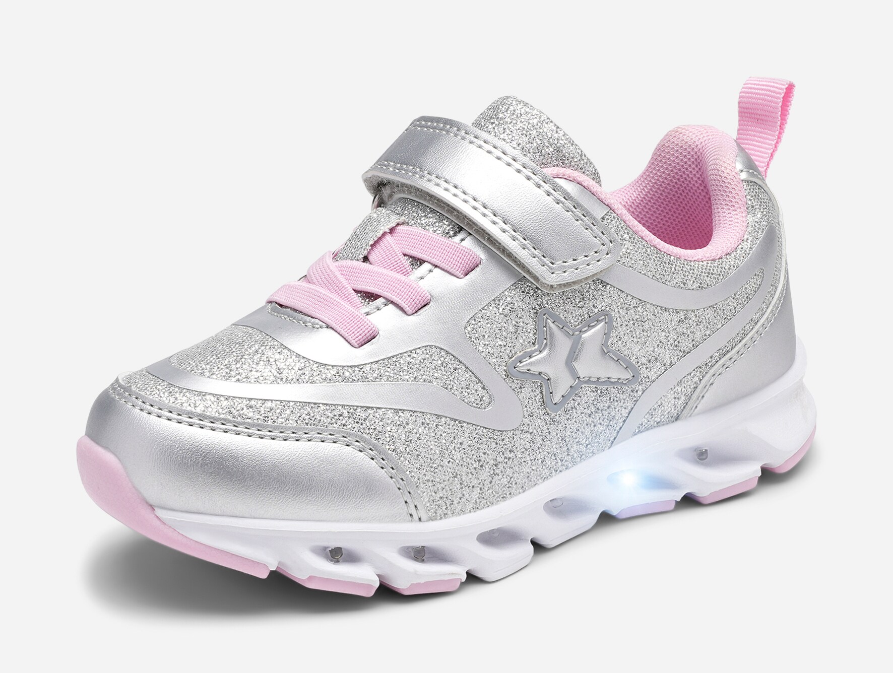 DINSKO, Blinkande sneakers Metallfärgade