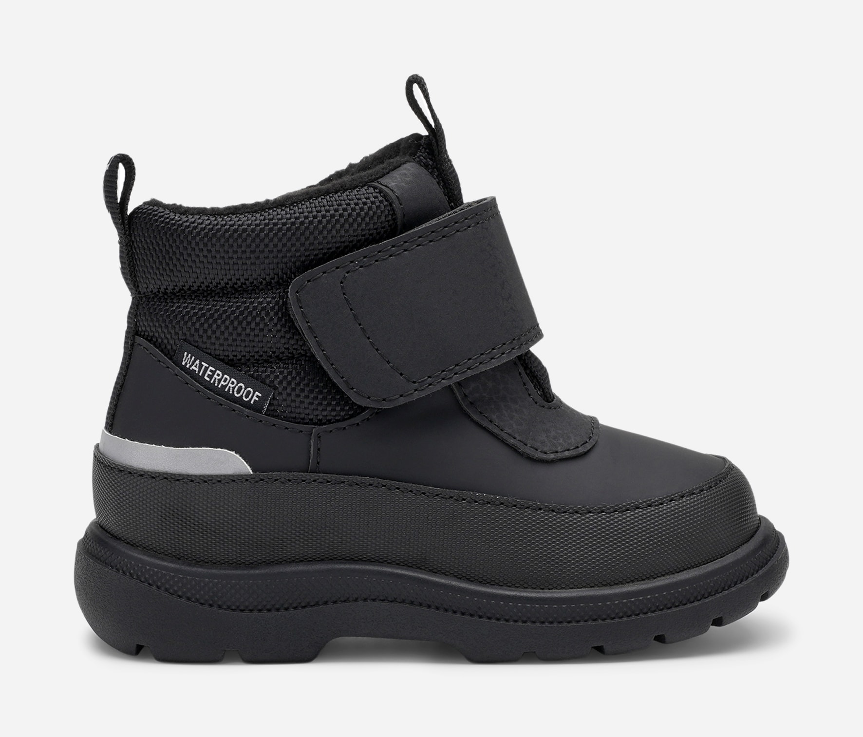 LINEAR, Fleecefodrade boots waterproof Svarta