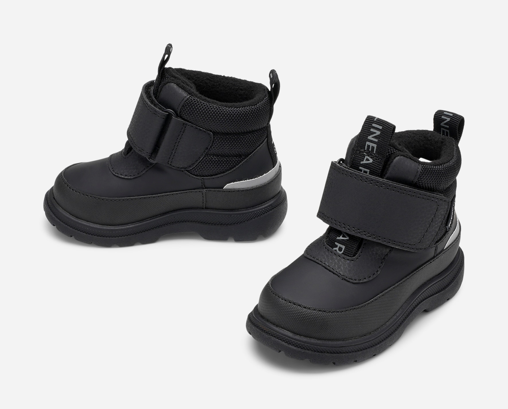 LINEAR, Fleecefodrade boots waterproof Svarta