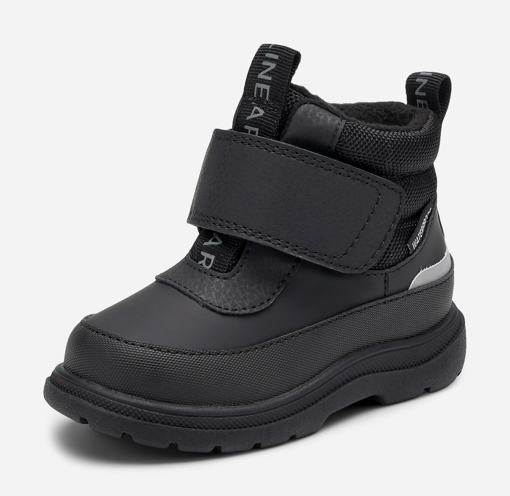 LINEAR, Fleecefodrade boots waterproof Svarta