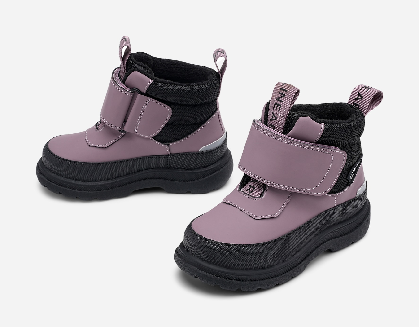 LINEAR, Fleecefodrade boots waterproof Lila