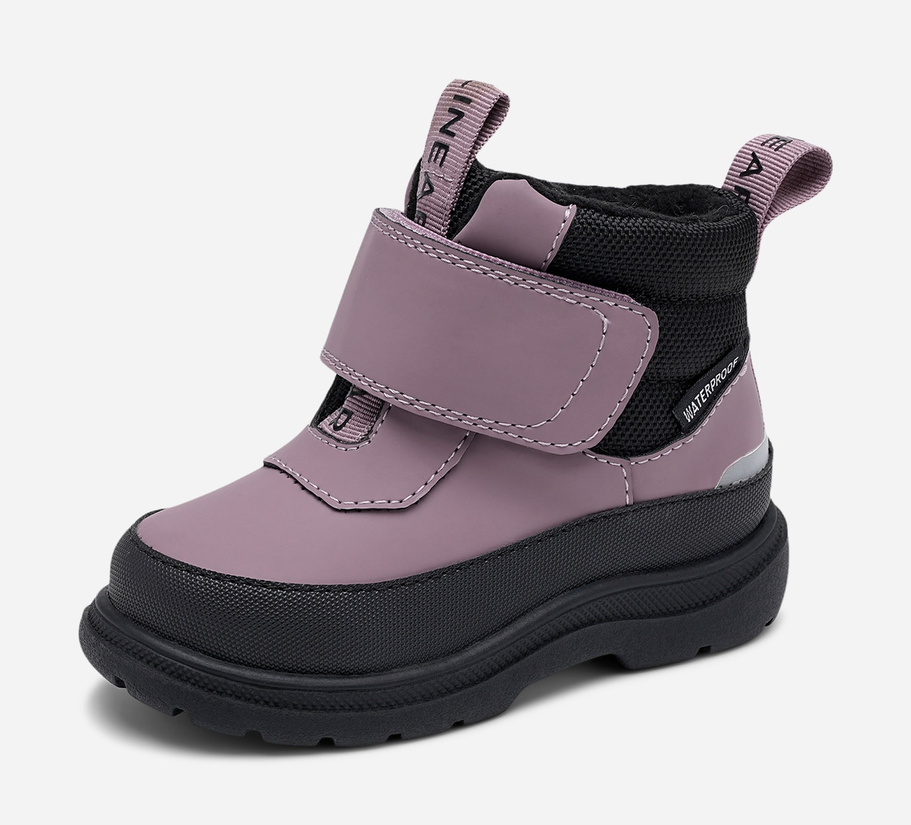 LINEAR, Fleecefodrade boots waterproof Lila