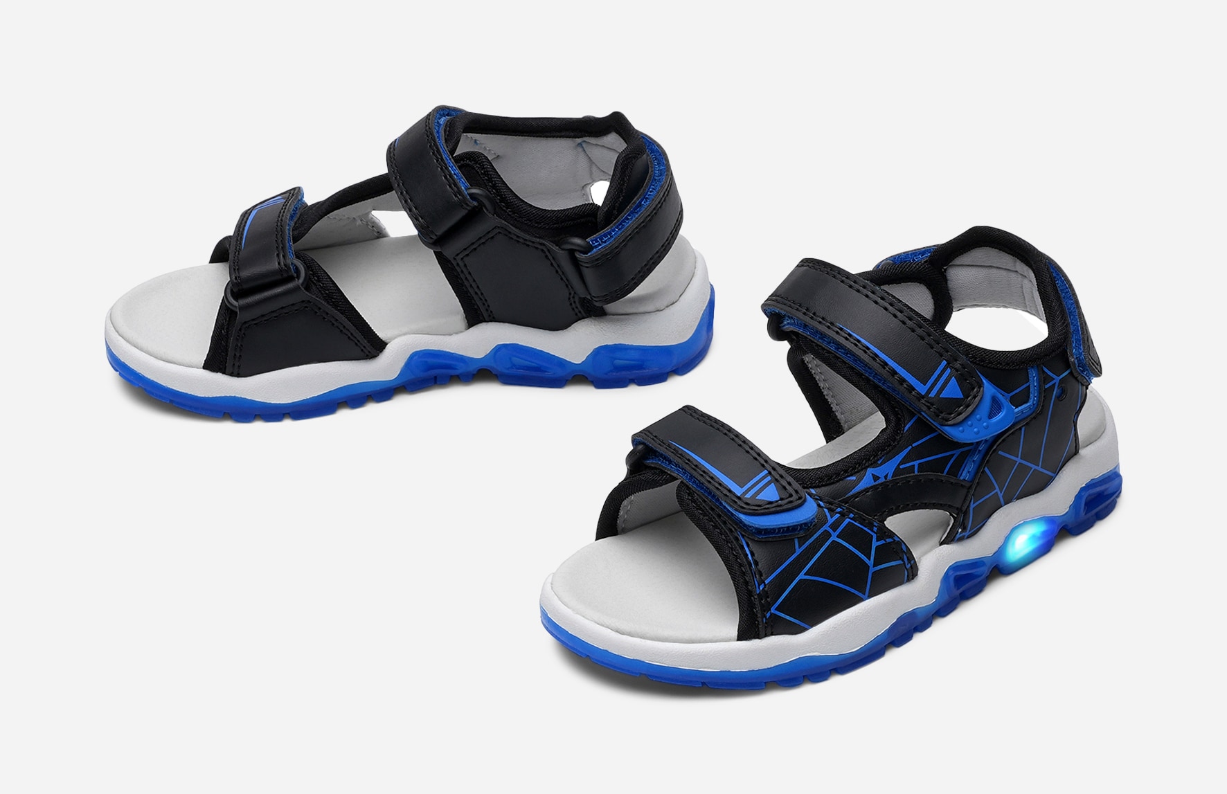 DINSKO, Blinkande sandaler Svarta