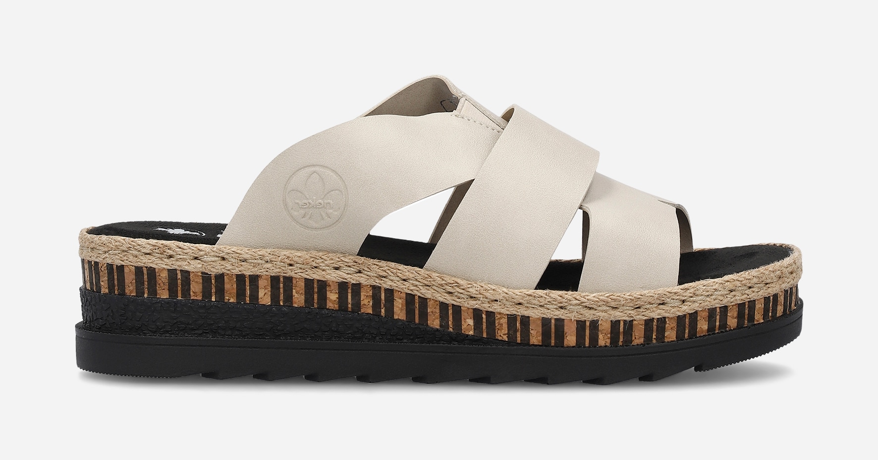 RIEKER, Sandaler med remmar Bruna
