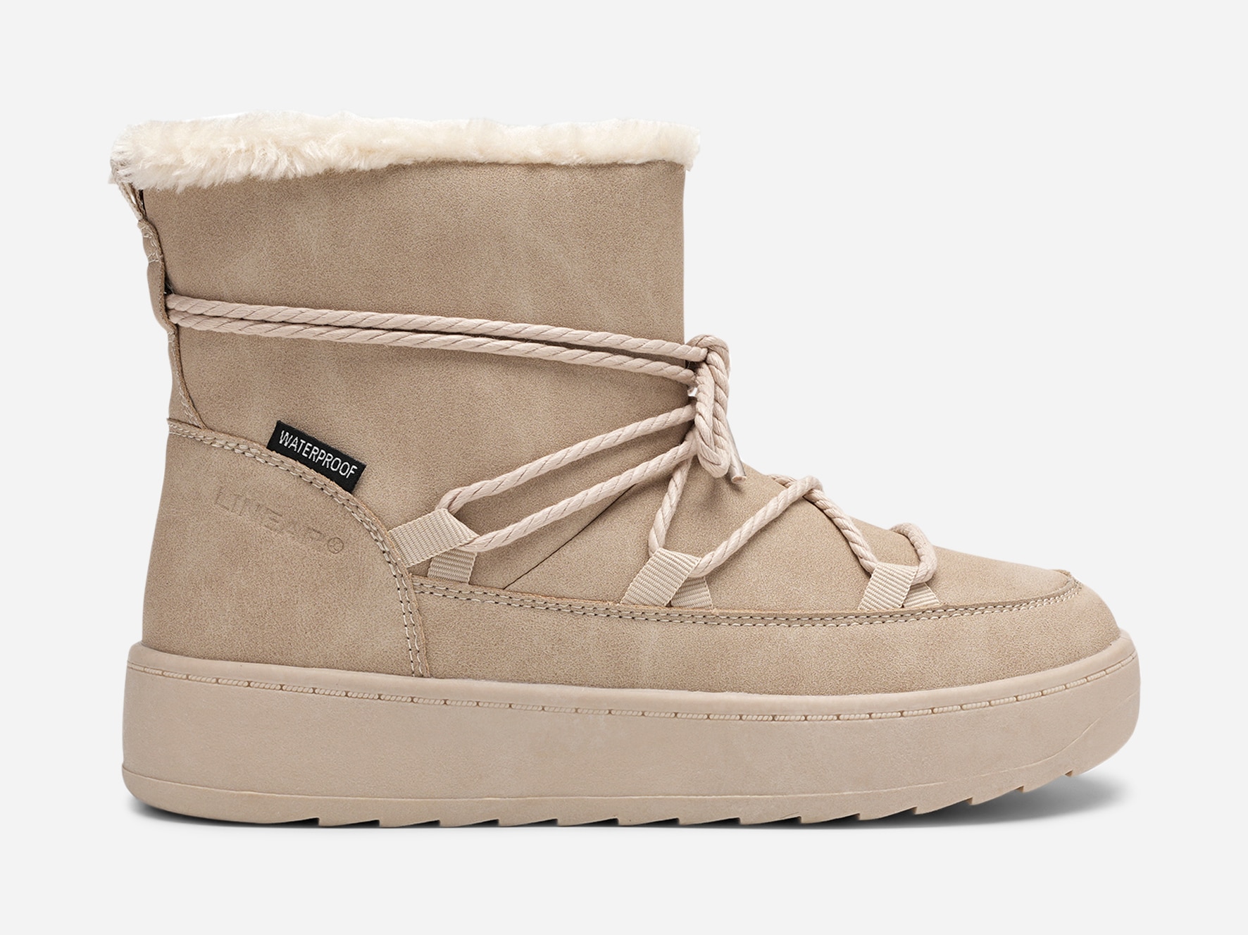 DINSKO, Varmfodrade boots, waterproof Beigea