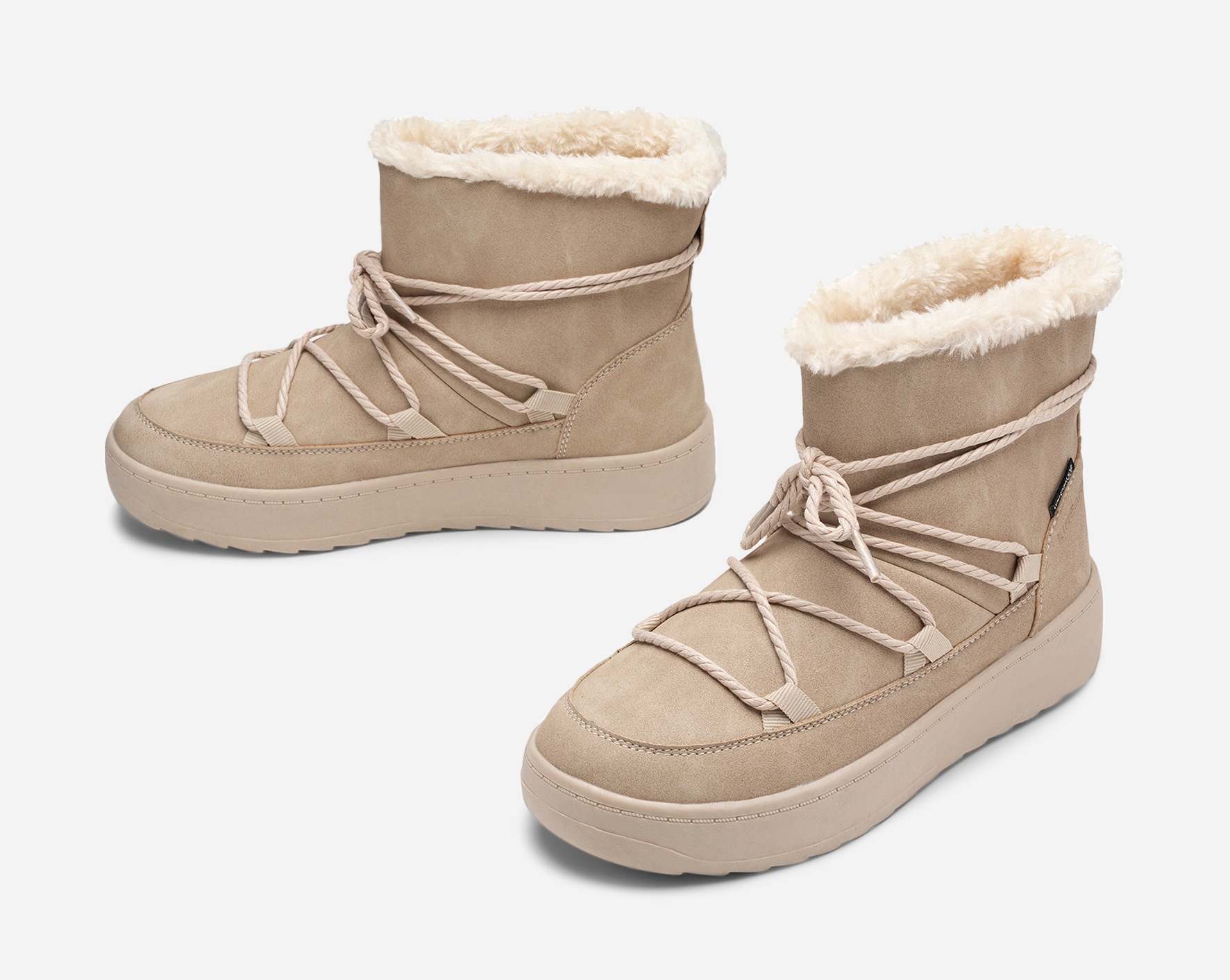 DINSKO, Varmfodrade boots, waterproof Beigea