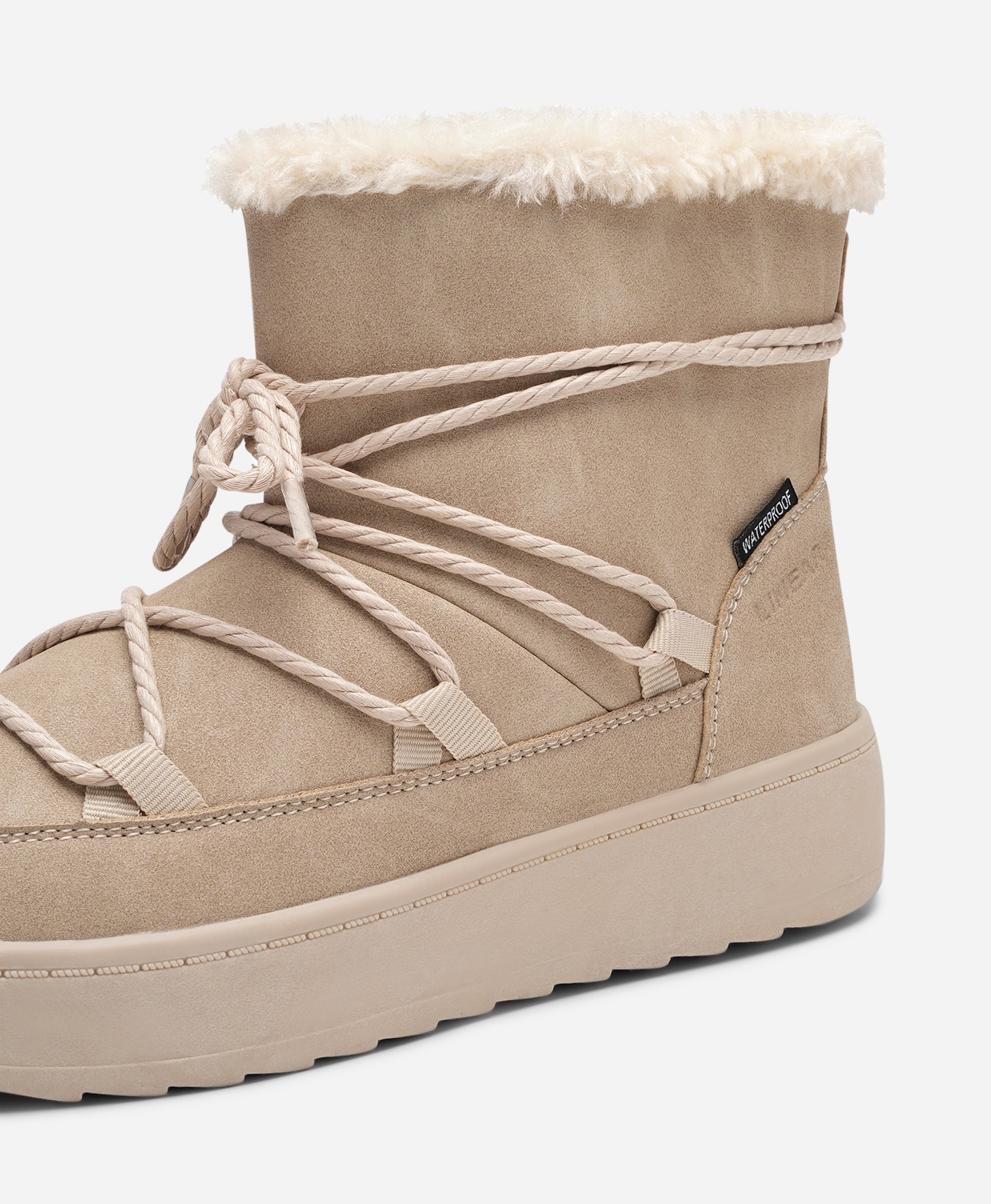 DINSKO, Varmfodrade boots, waterproof Beigea
