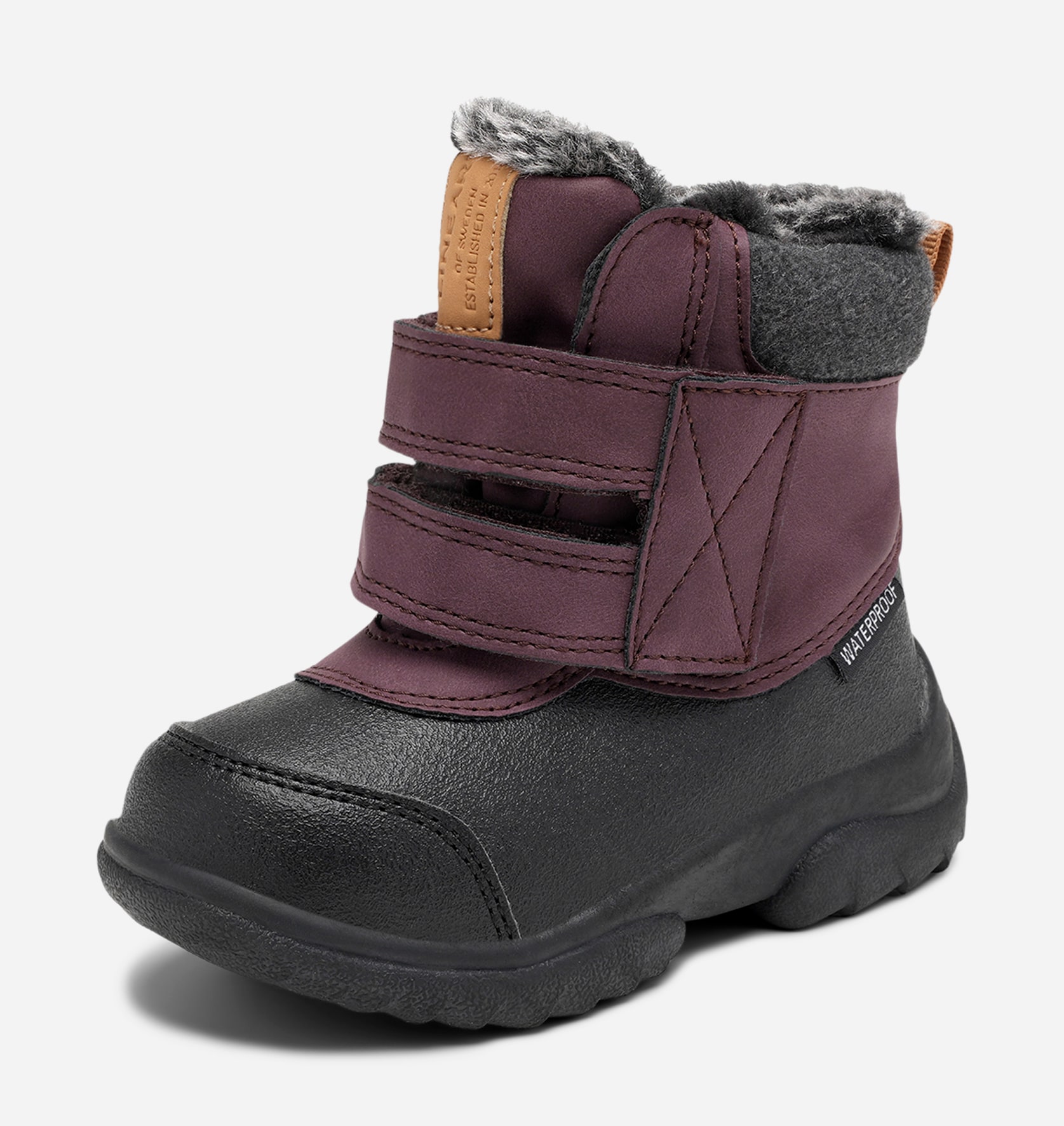 LINEAR, Varmfodrade kängor waterproof Röda