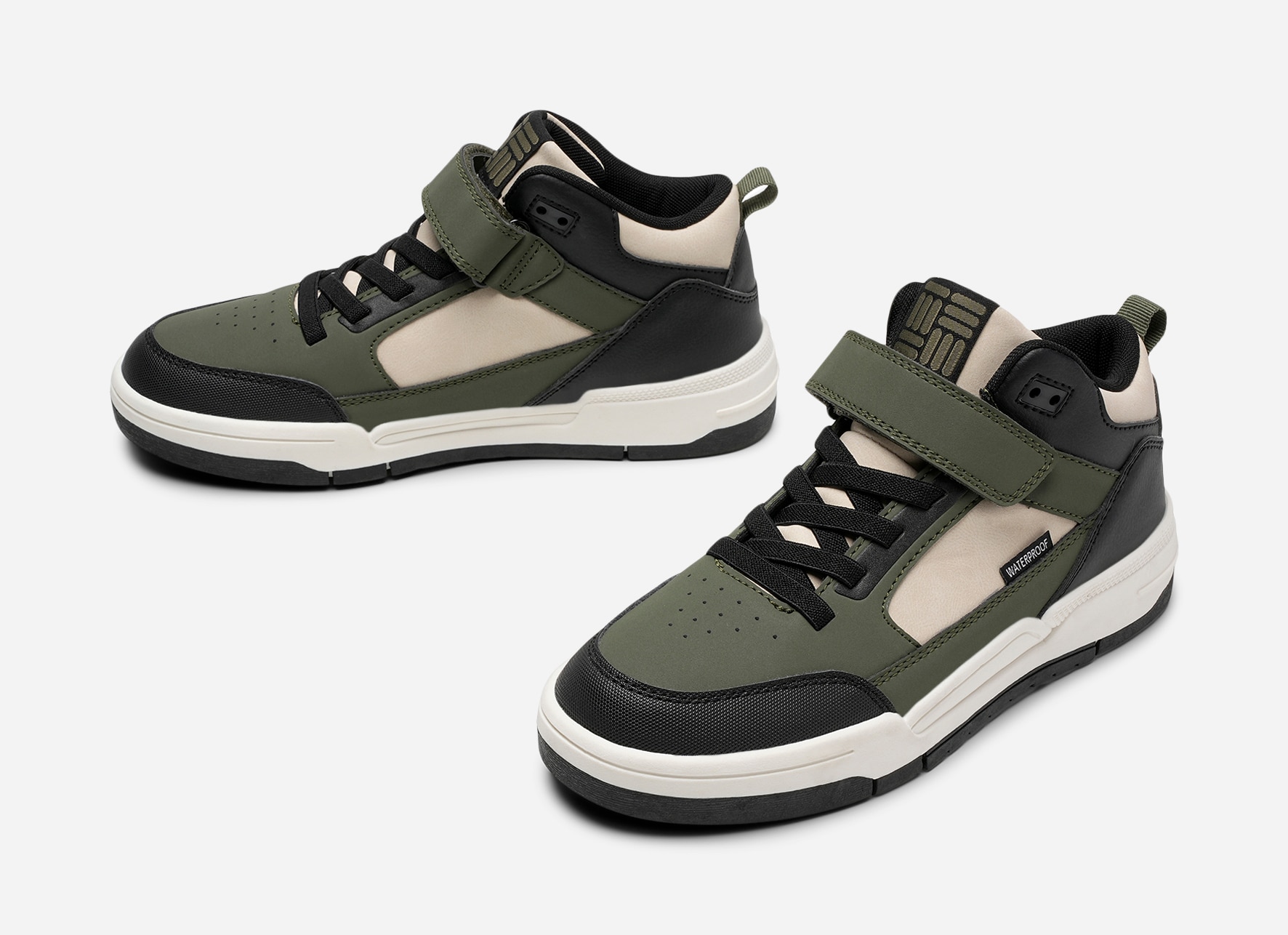 DINSKO, Höga sneakers, waterproof Gröna