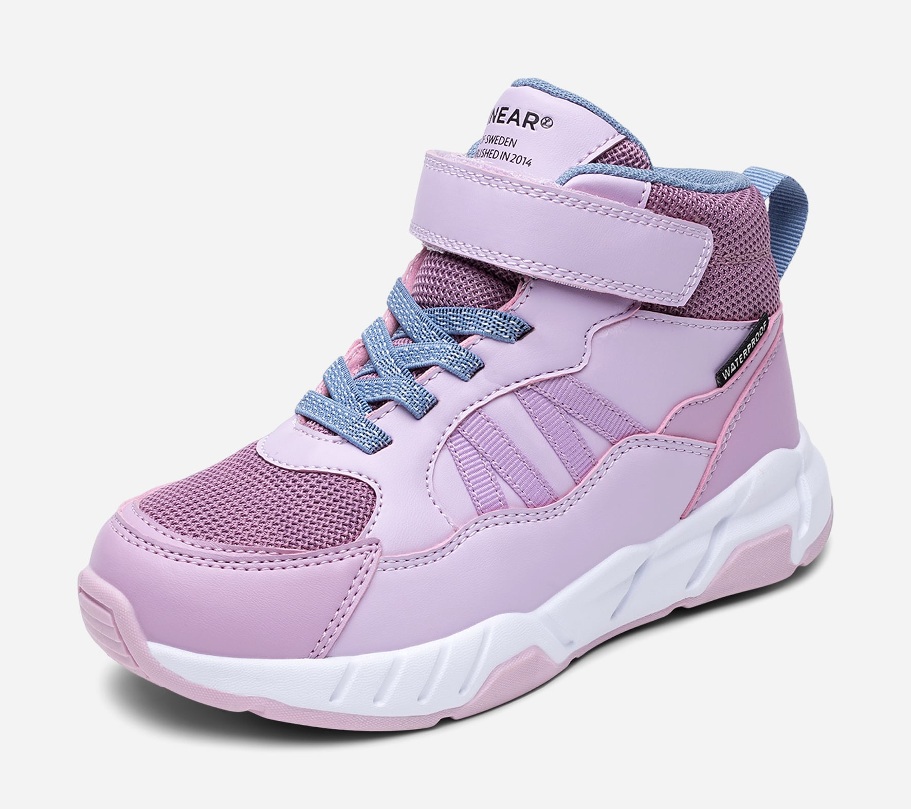 LINEAR, Höga sneakers, waterproof Lila