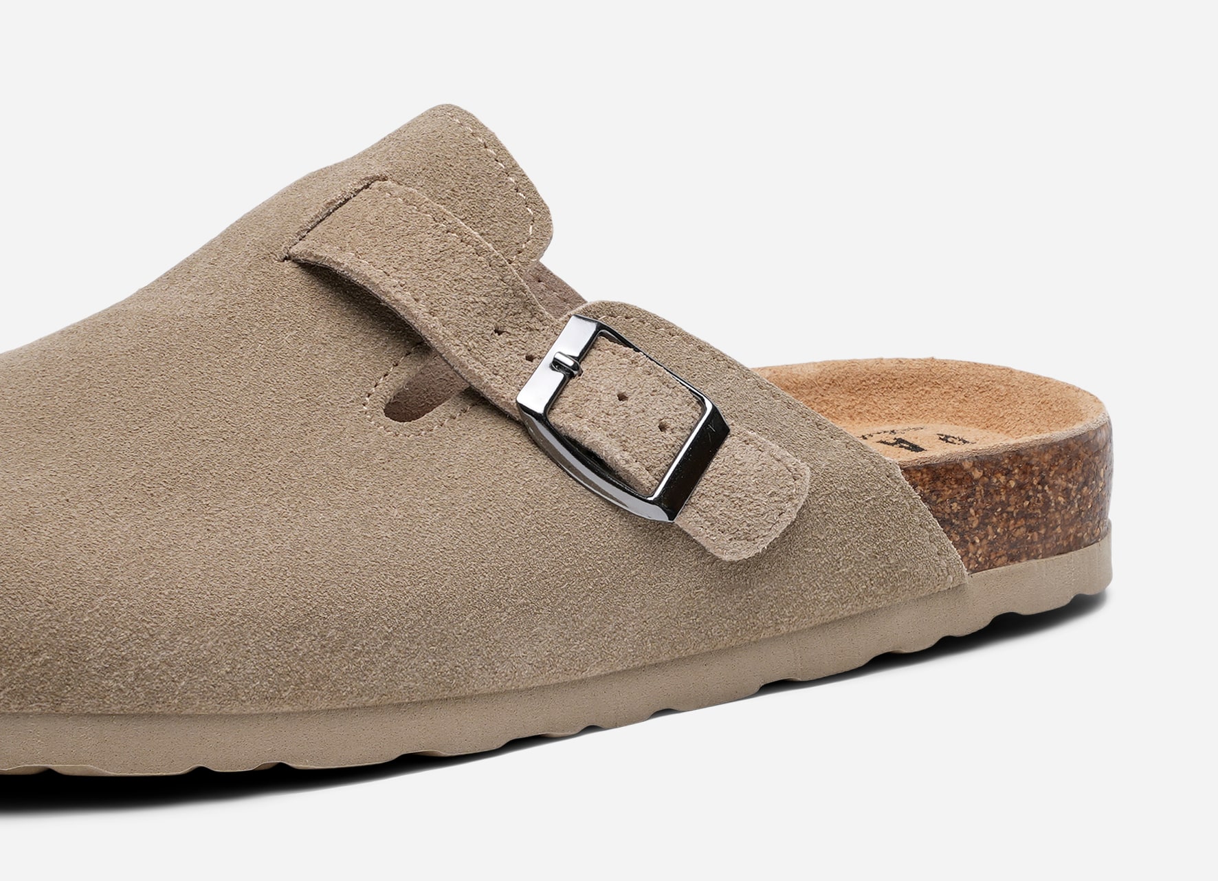 PACE, Skinntofflor Beigea