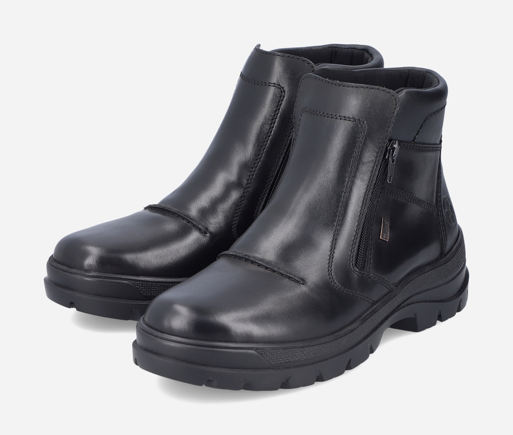 RIEKER, Varmfodrade boots Svarta