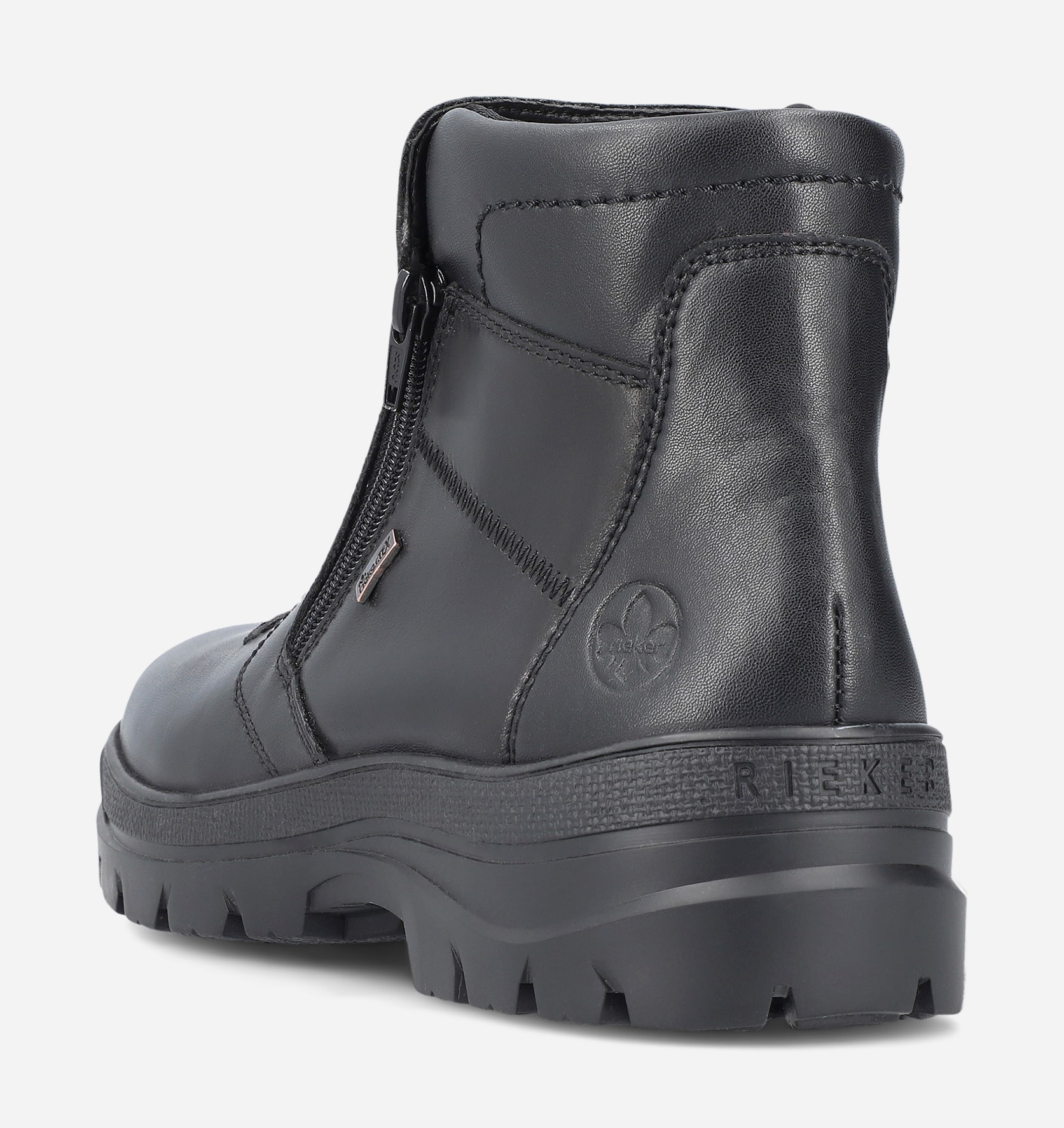 RIEKER, Varmfodrade boots Svarta