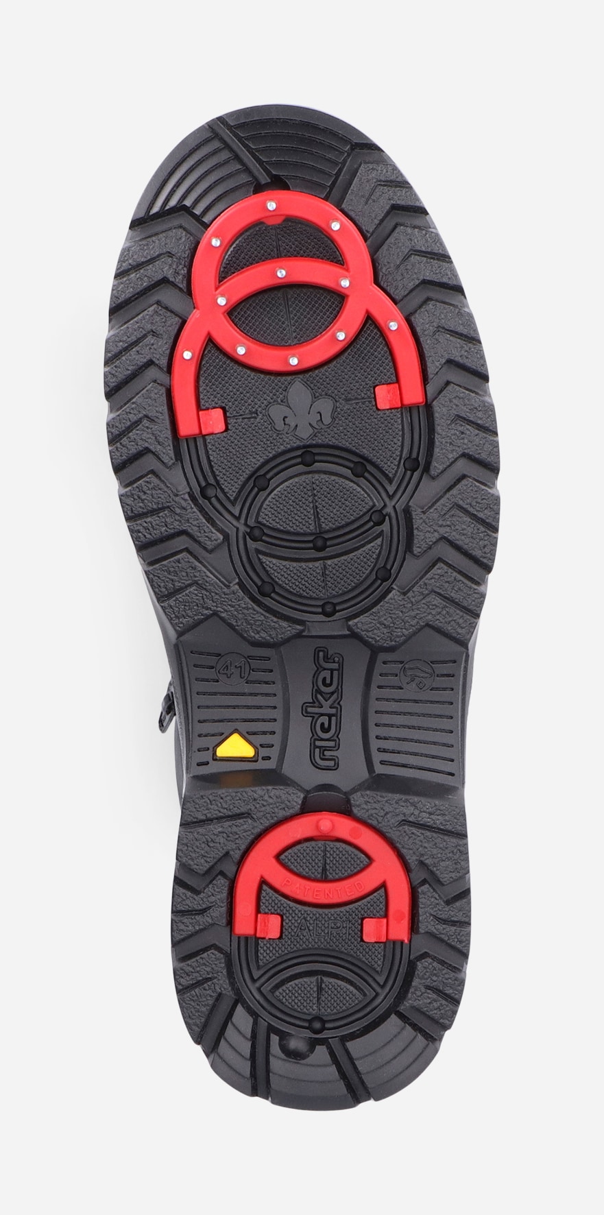 RIEKER, Varmfodrade boots Svarta