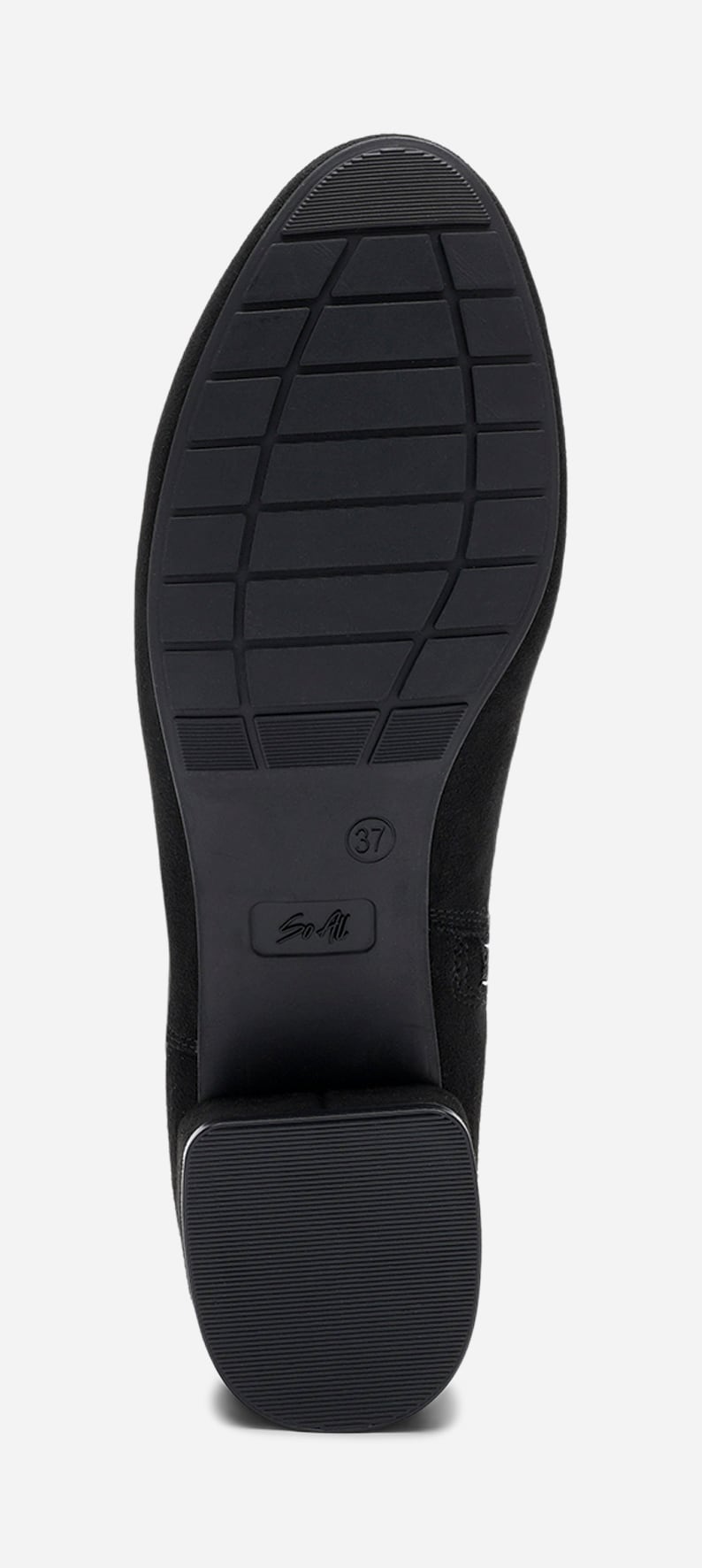 SO ALL, Stövlar med stretchskaft Svarta