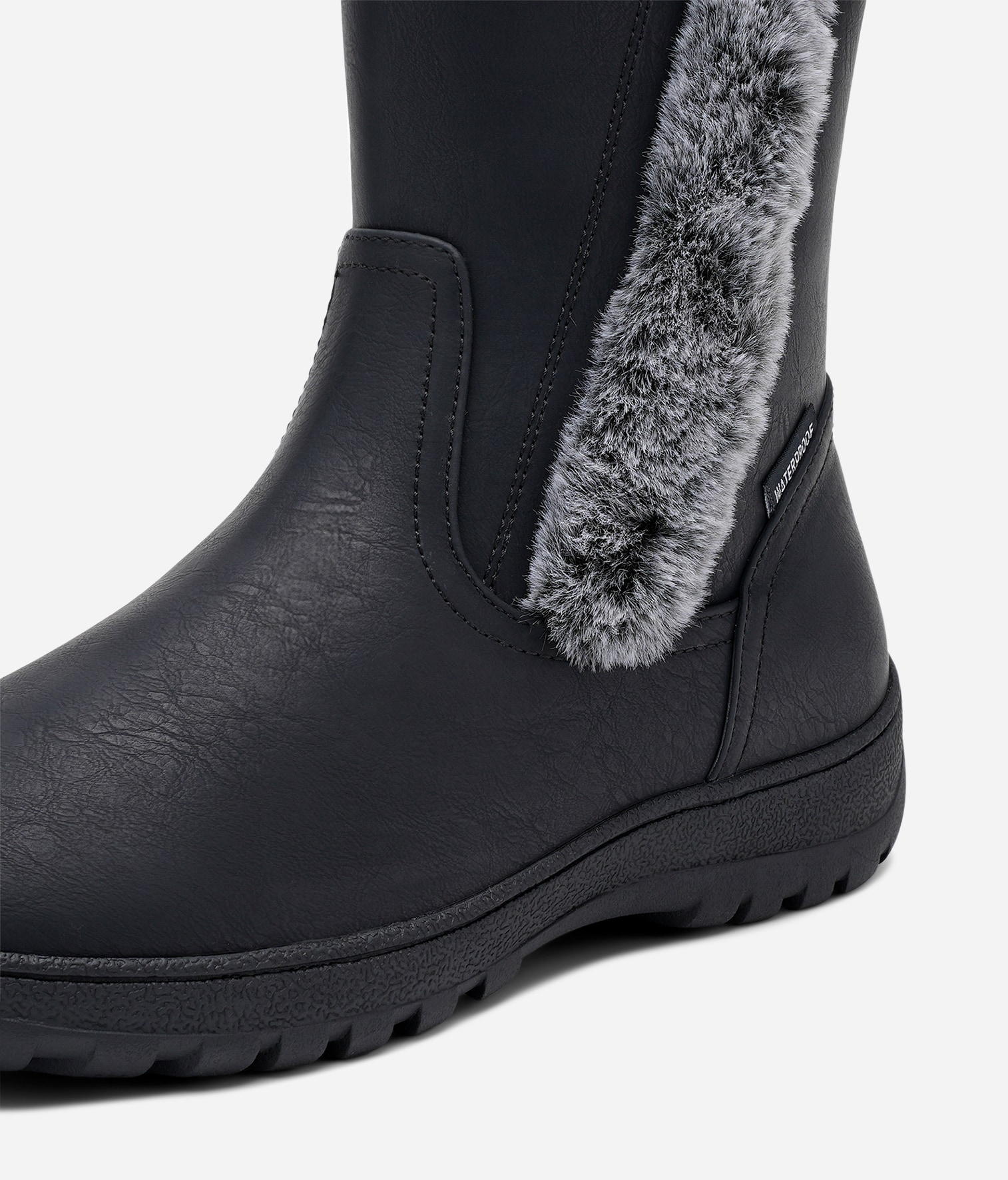 SO ALL, Varmfodrade stövlar, waterproof Svarta