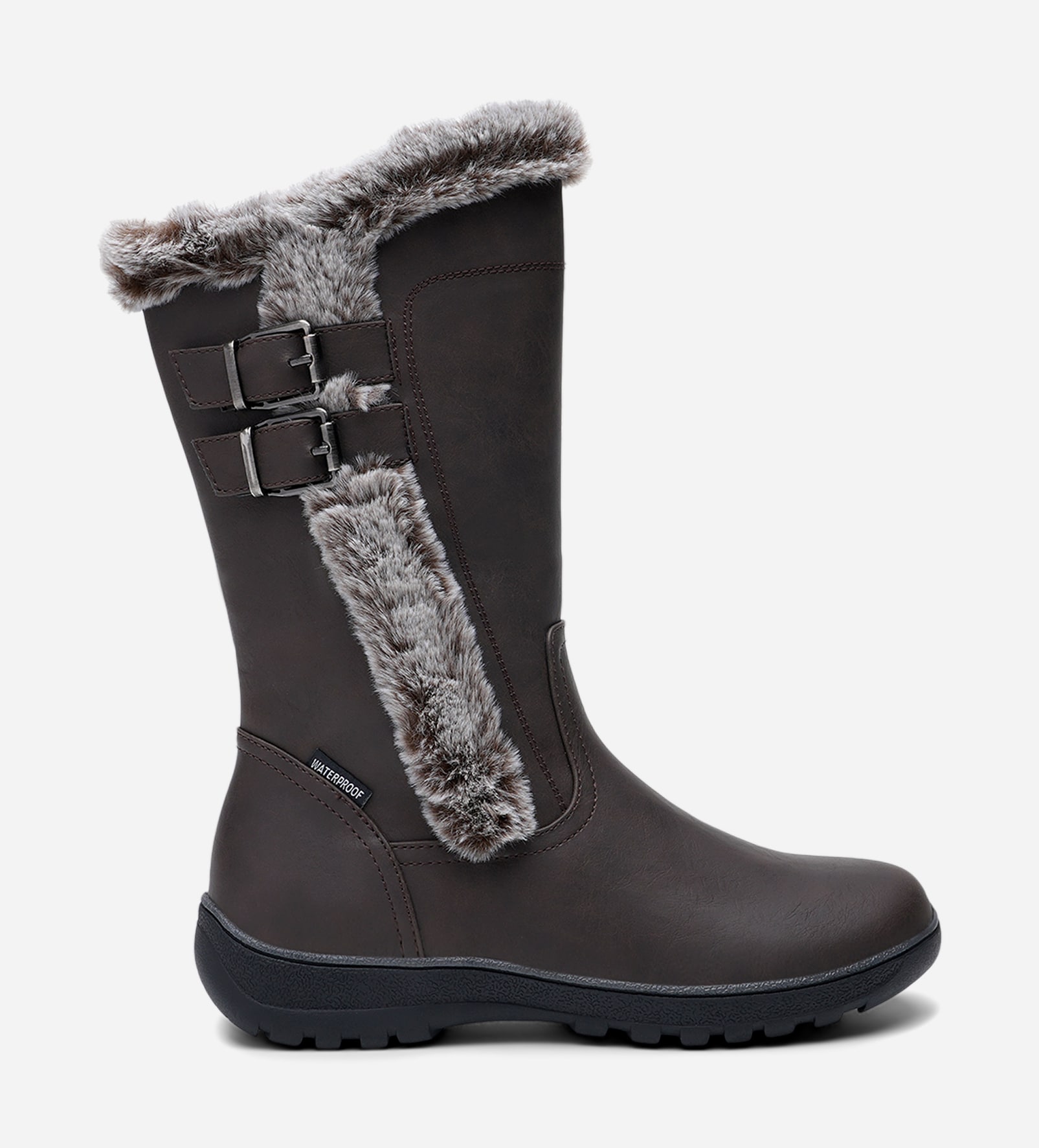 SO ALL, Varmfodrade stövlar, waterproof Bruna