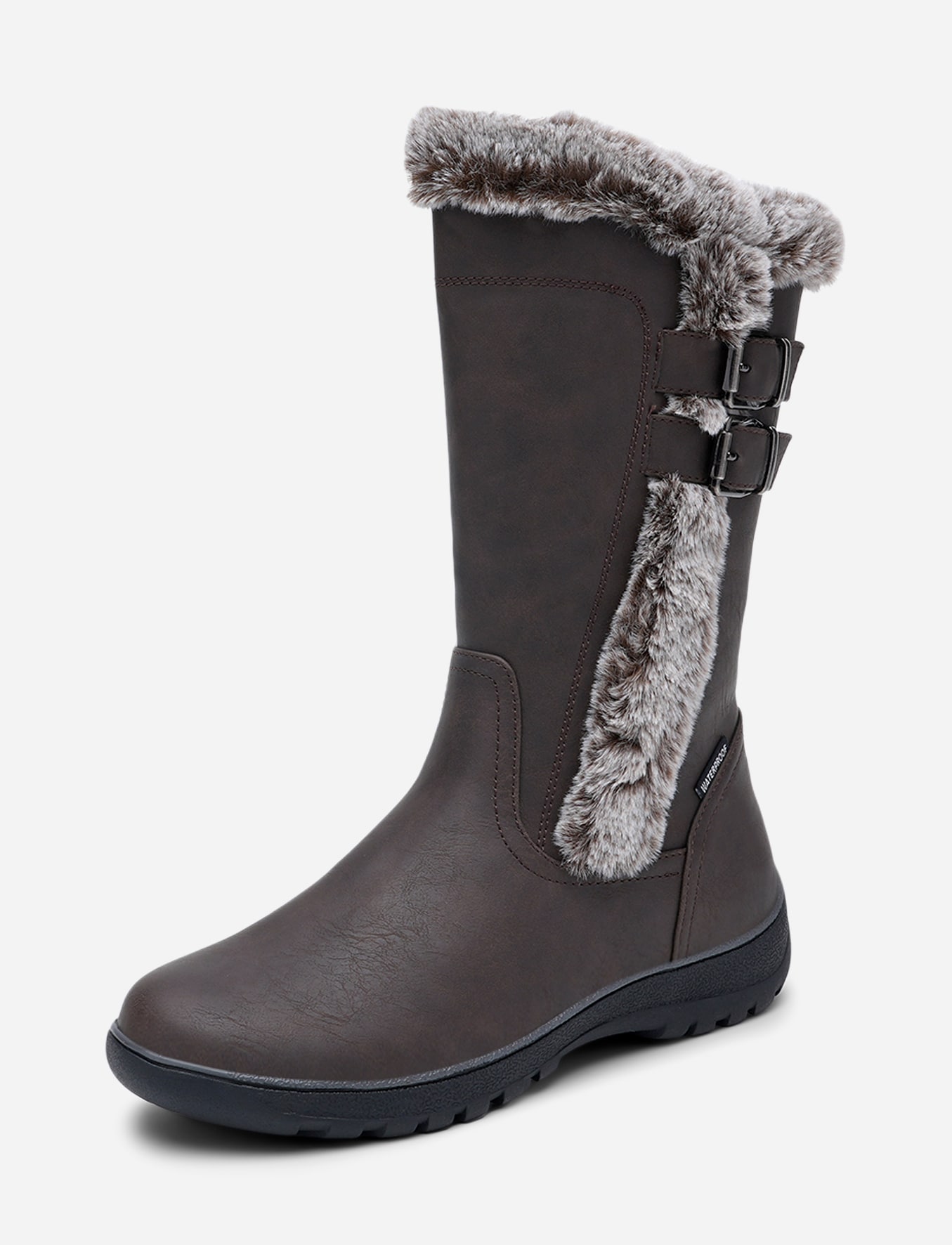 SO ALL, Varmfodrade stövlar, waterproof Bruna