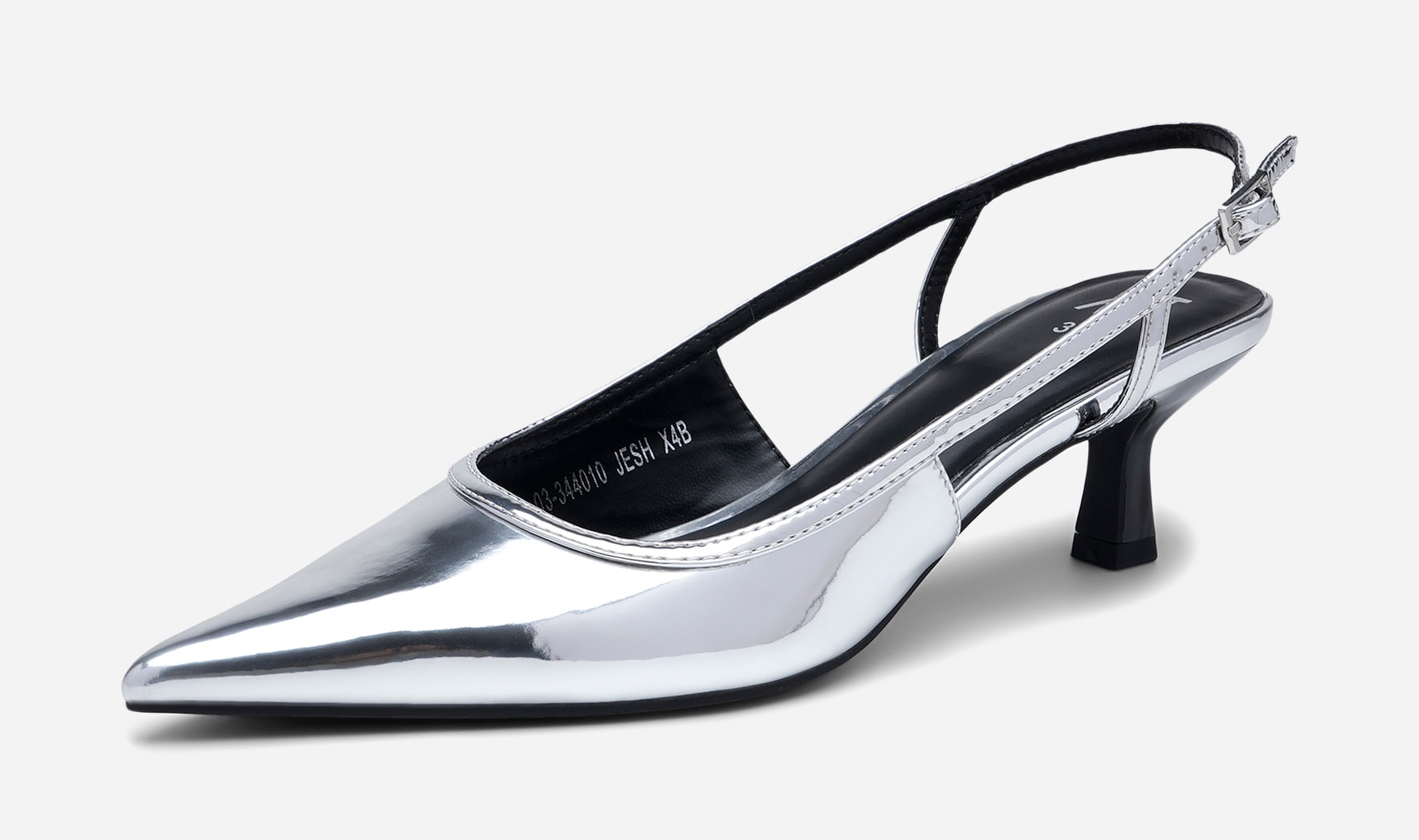 XIT, Pumps med slingback Metallfärgade