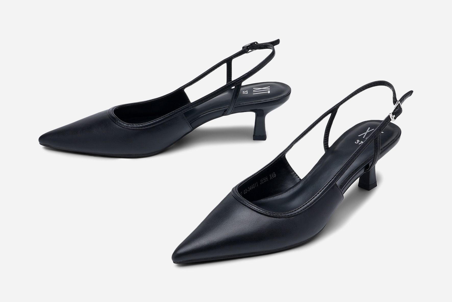 XIT, Pumps med slingback Svarta