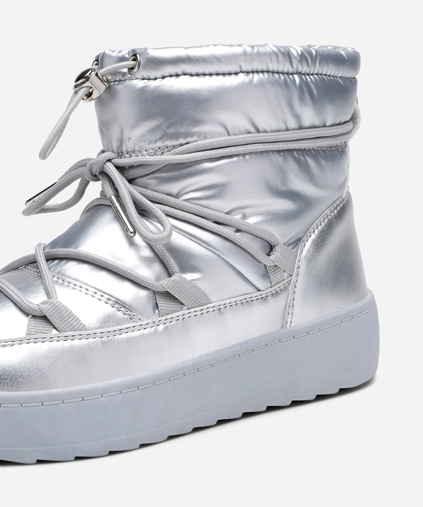 ATTITUDE, Varmfodrade boots Metallfärgade