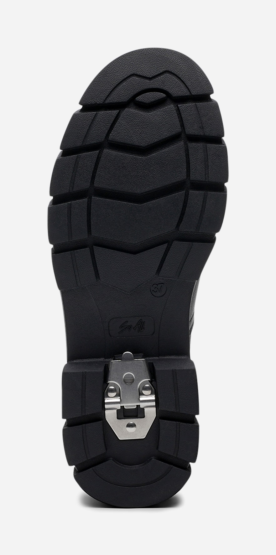 SO ALL, Varmfodrade boots med inbyggd brodd Svarta